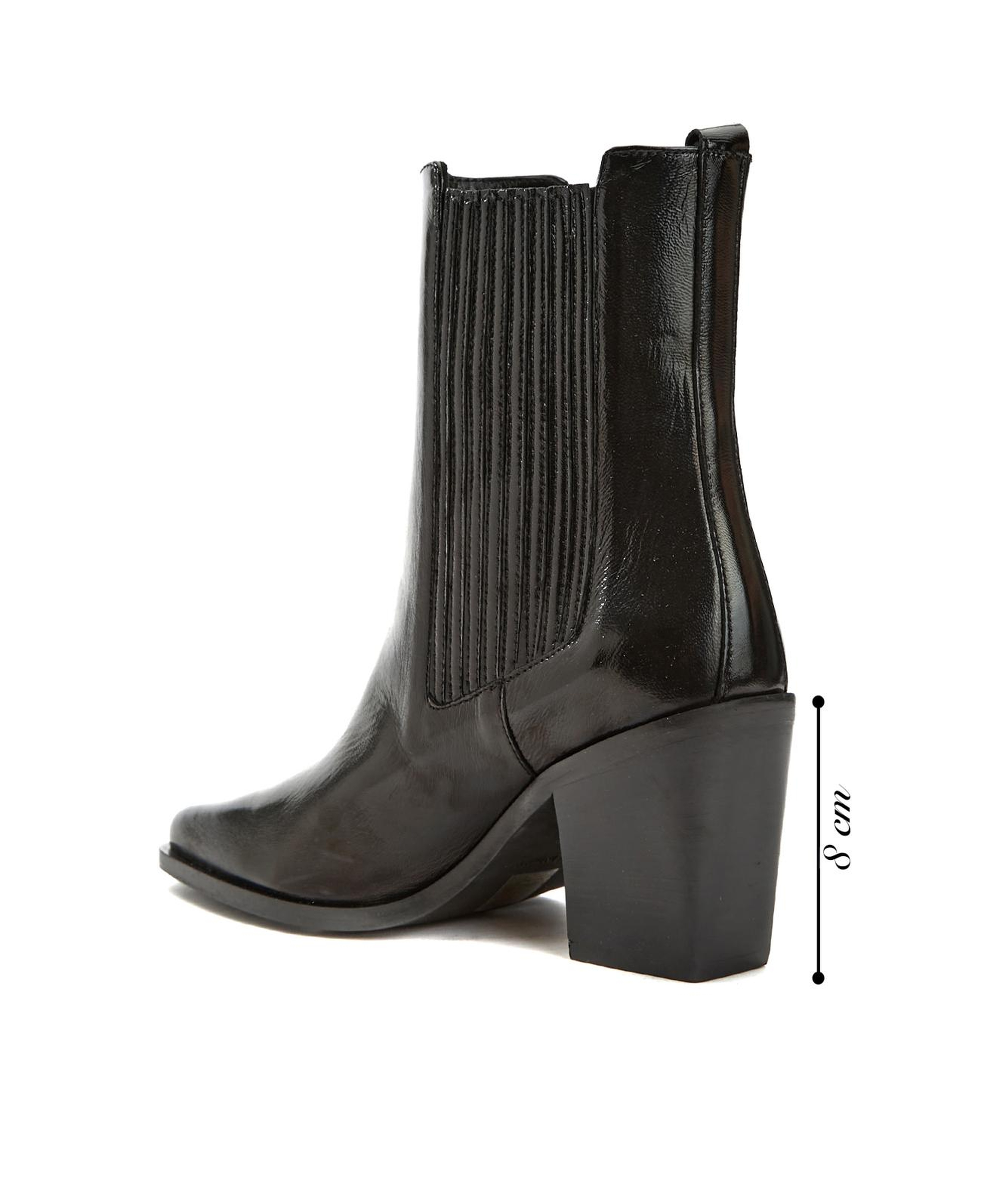 Network Kadın Siyah Deri Bot