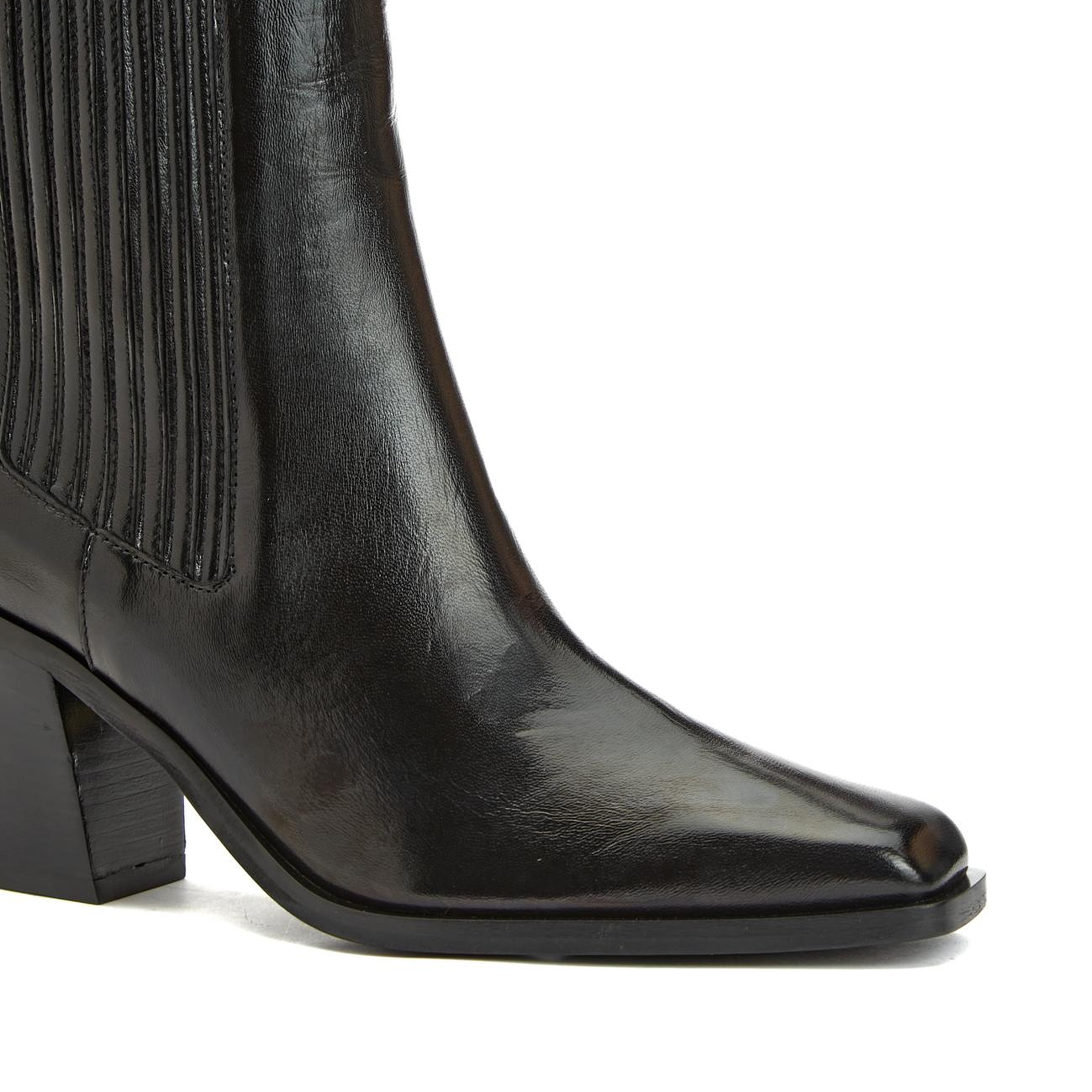 Network Kadın Siyah Deri Bot