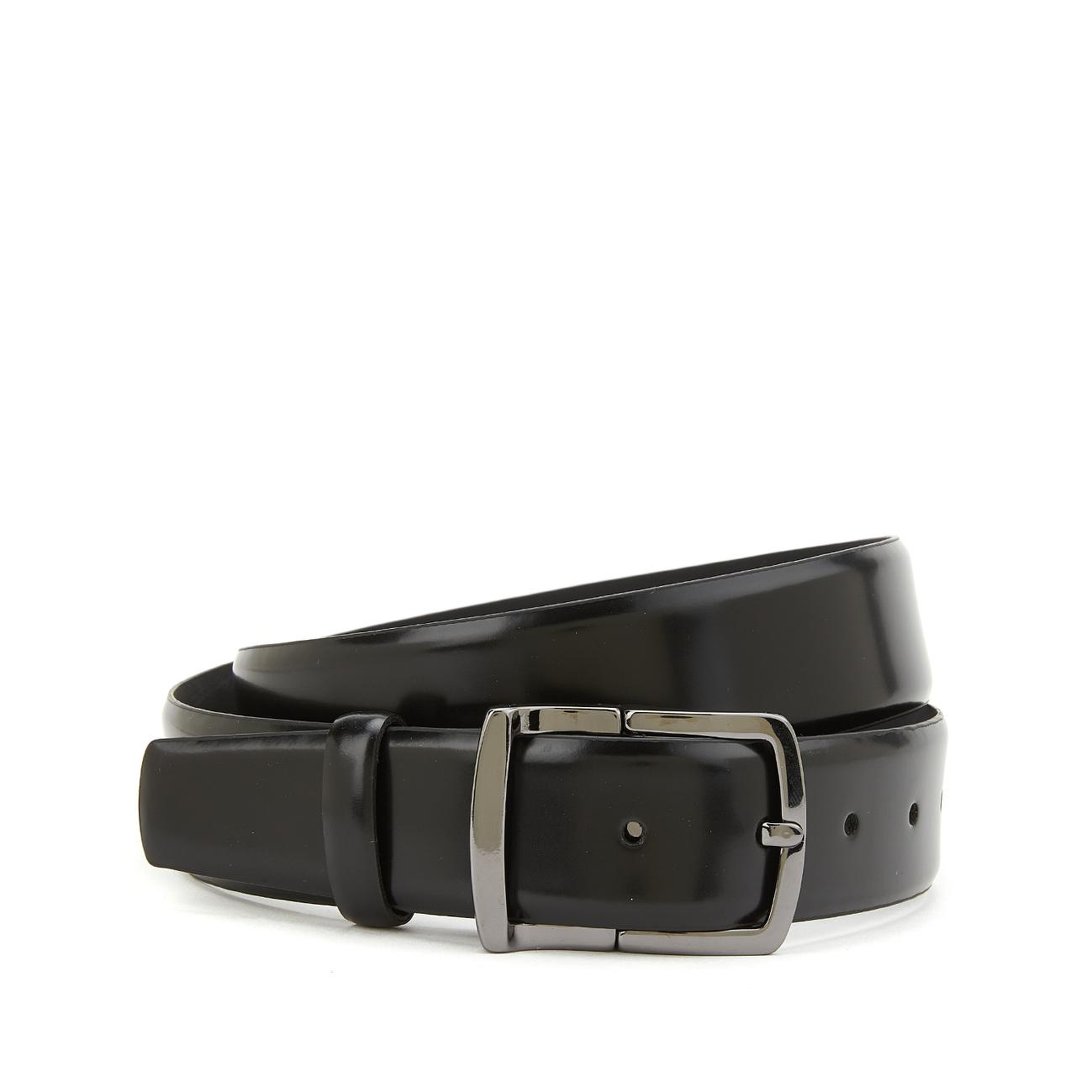 Network Erkek Siyah Deri Kemer