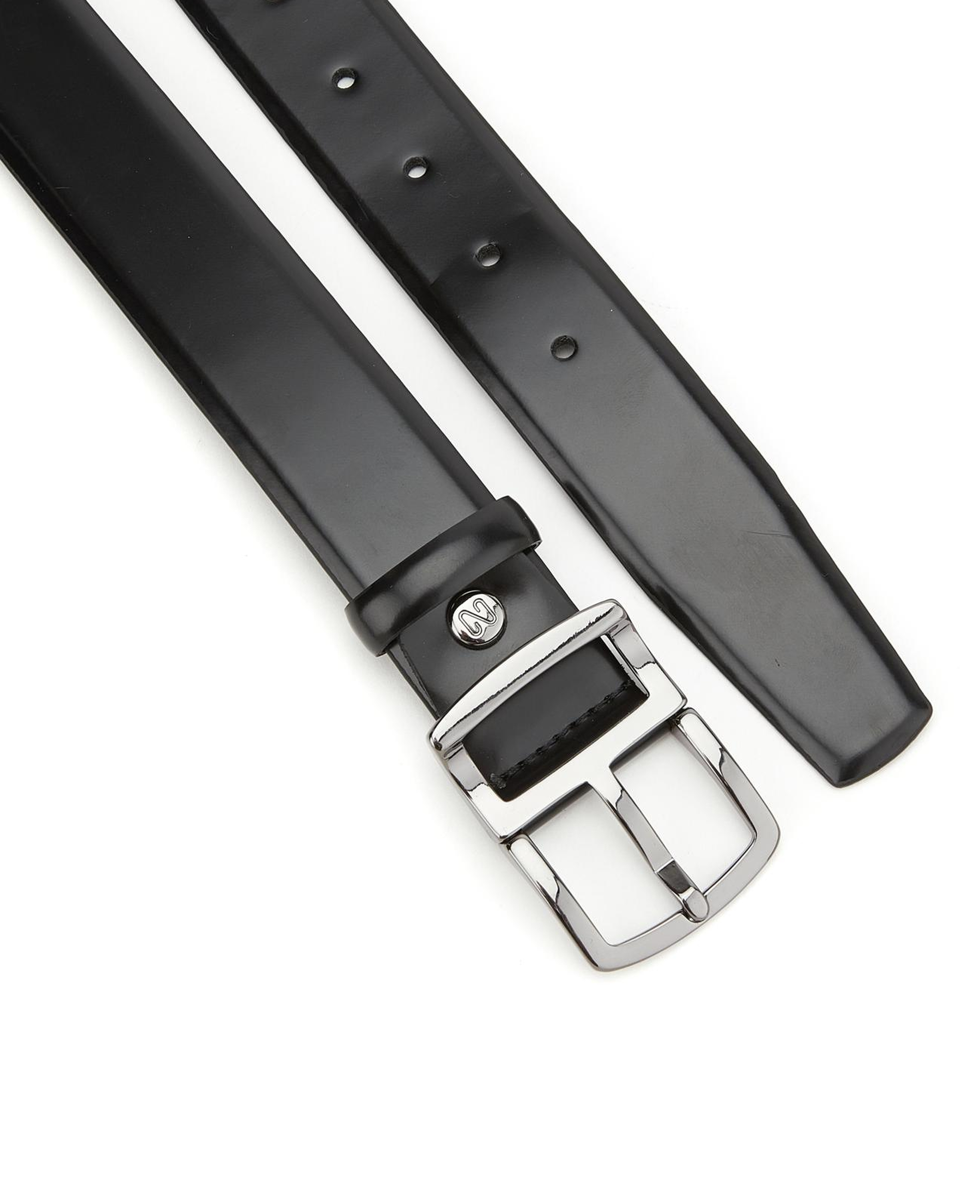 Network Erkek Siyah Deri Kemer