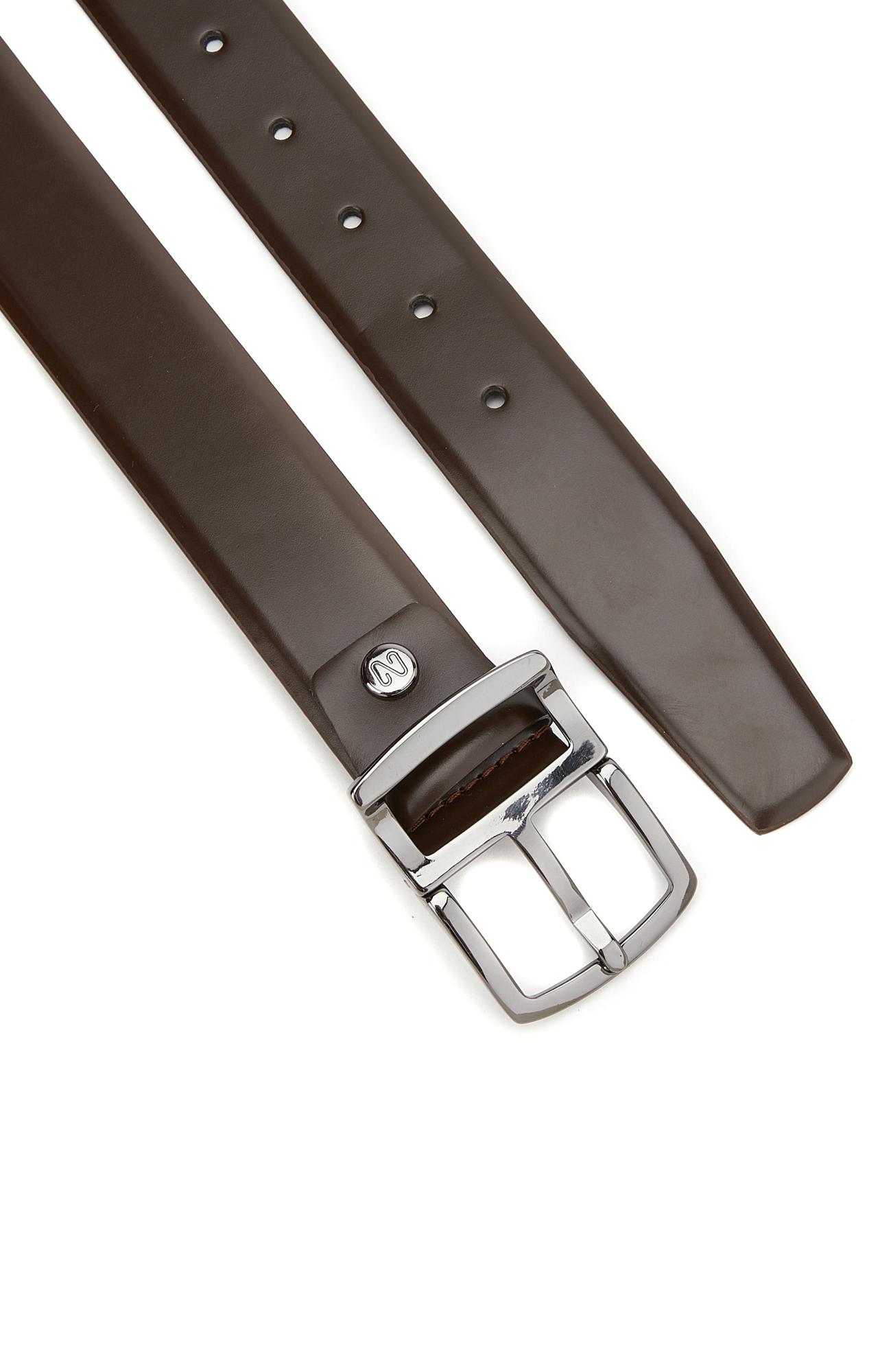 Network Erkek Kahverengi Deri Kemer