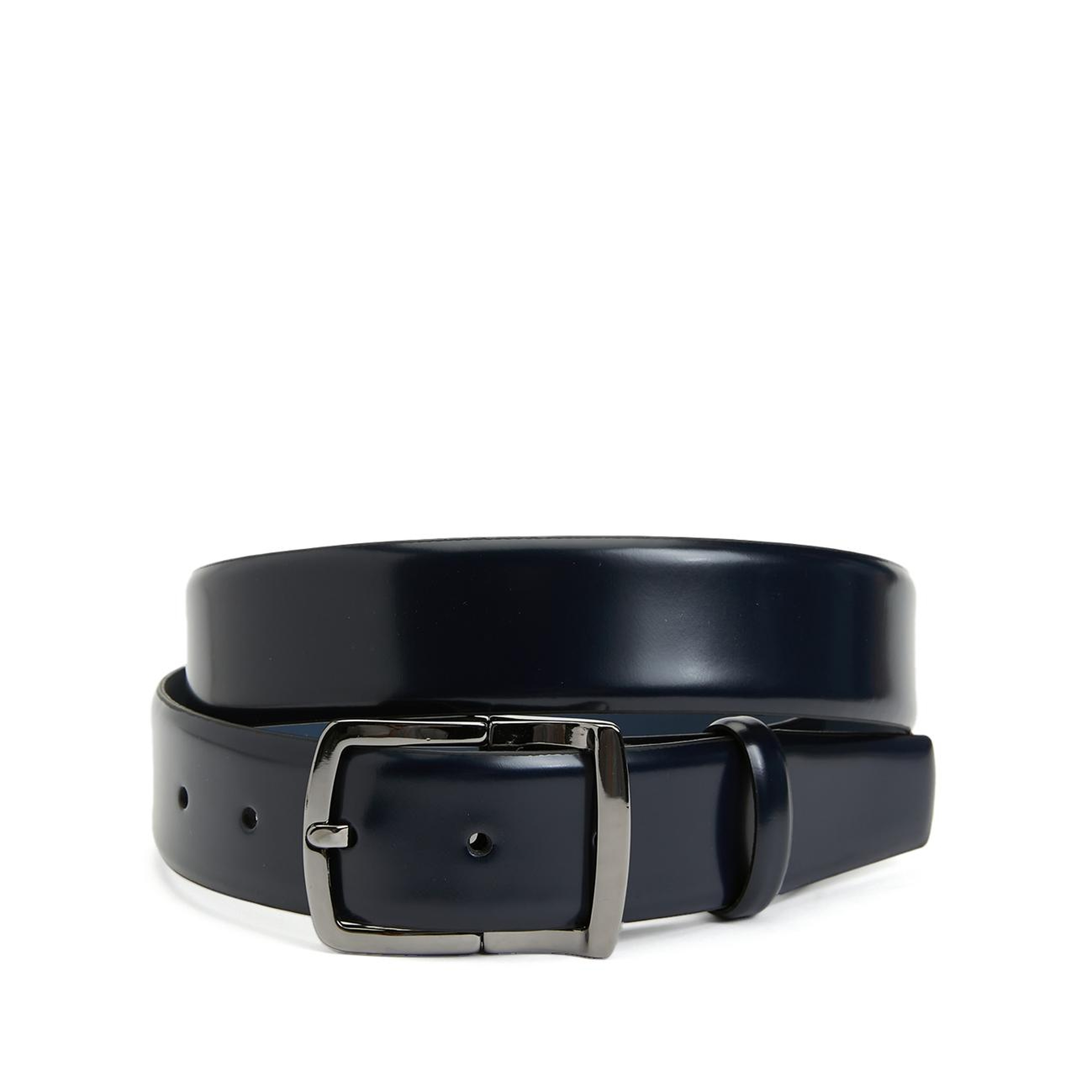 Network Erkek Lacivert Deri Kemer