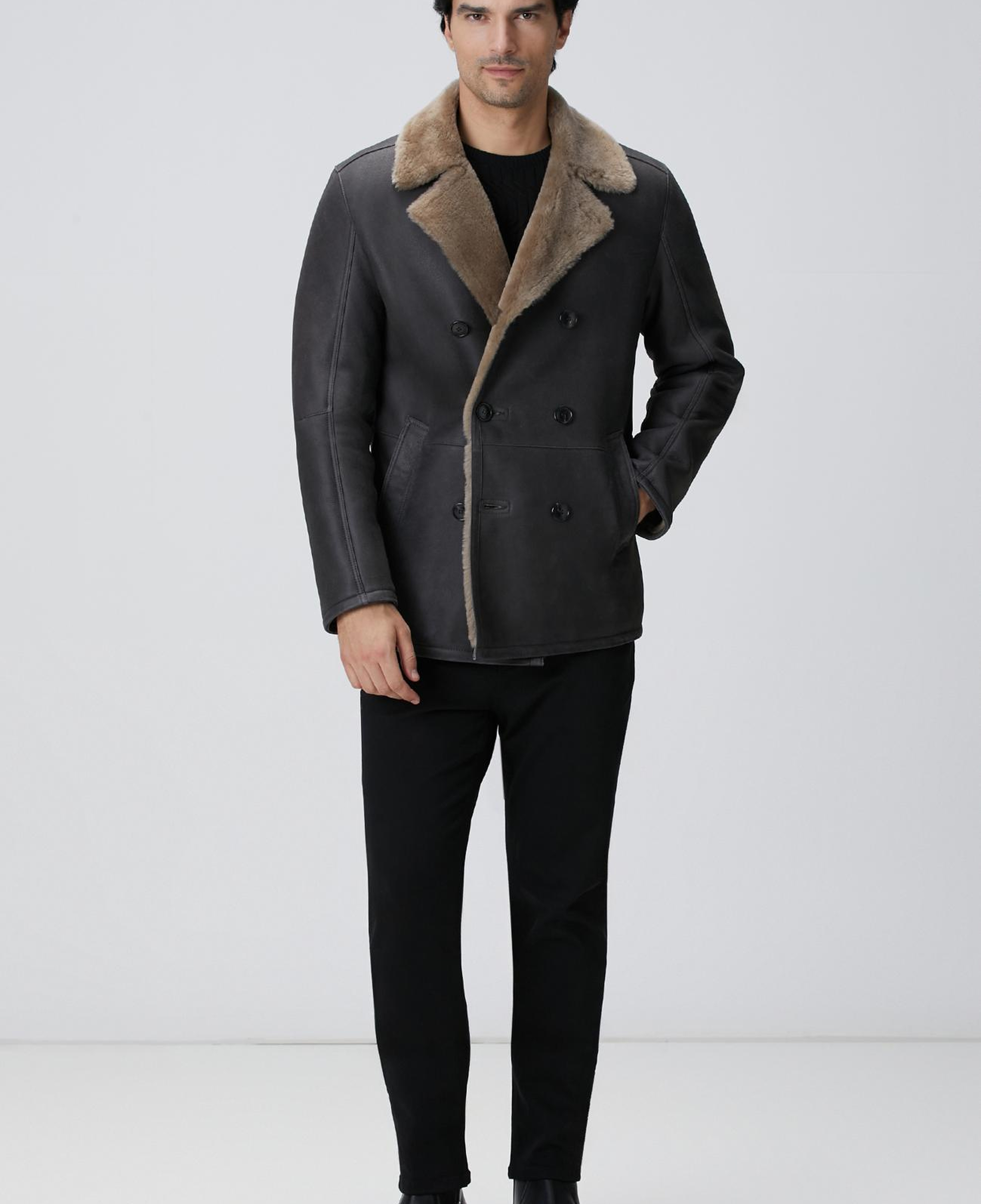 Network Erkek Siyah Denim Pantolon