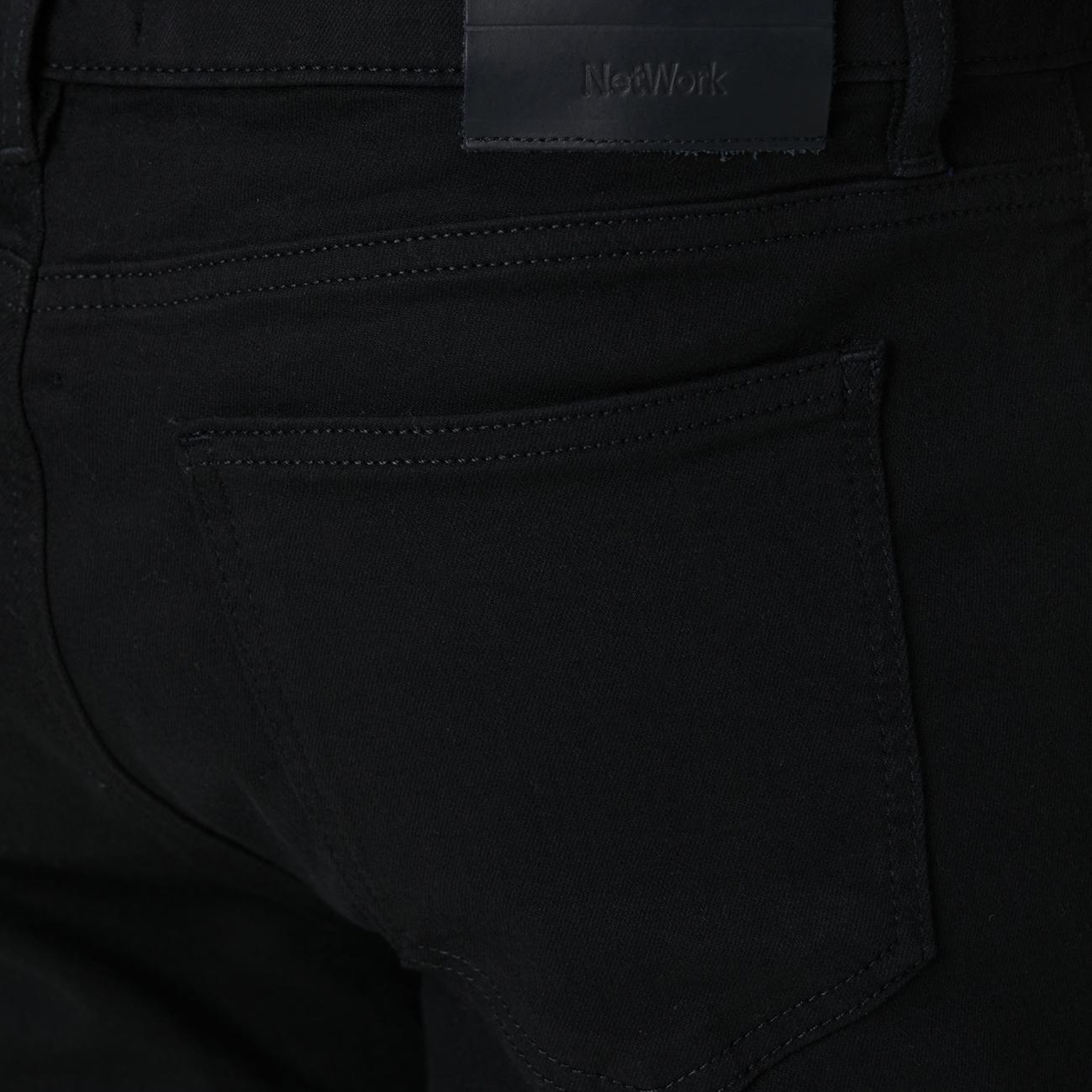 Network Erkek Siyah Denim Pantolon