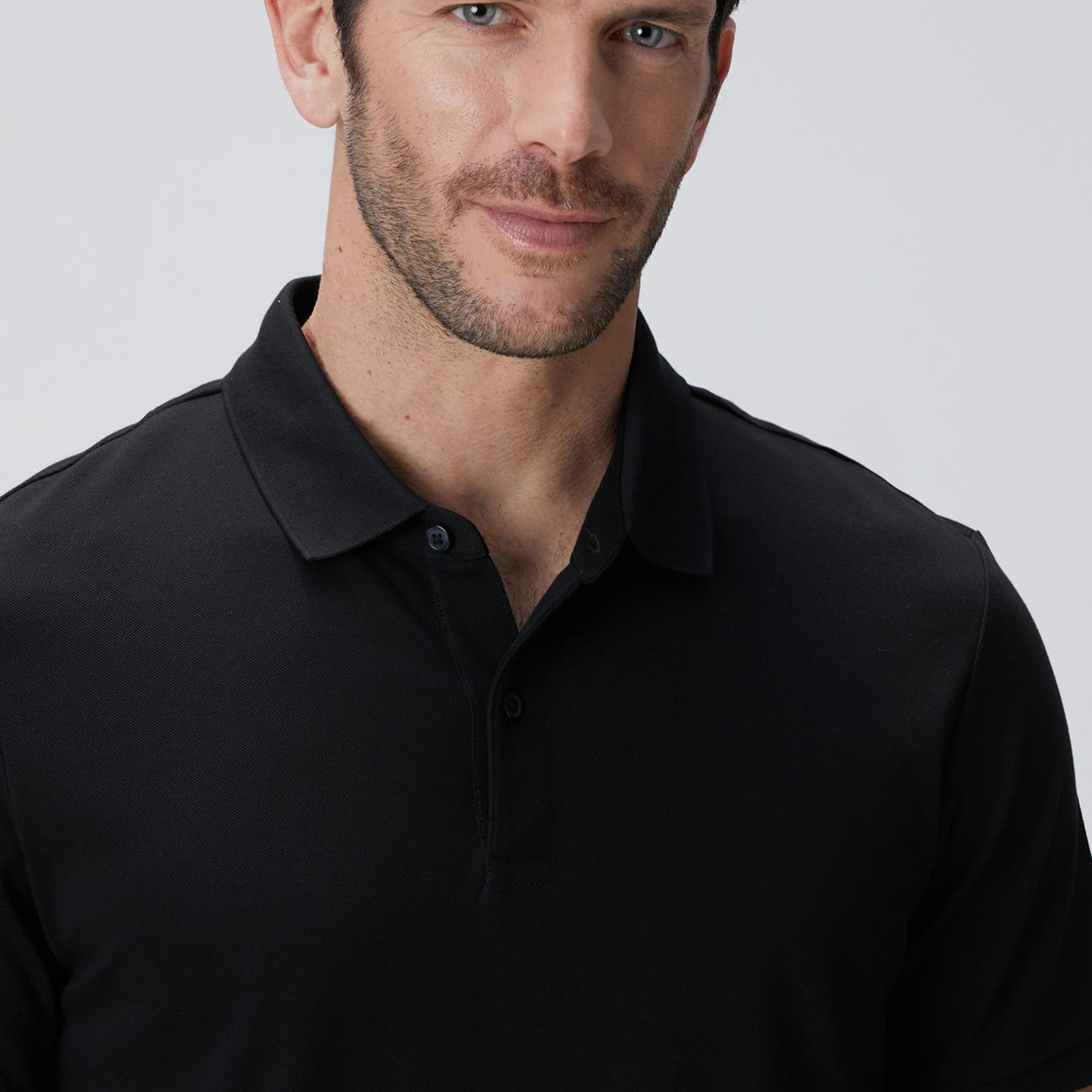 Network Erkek N-Tech Siyah Polo Yaka T-shirt