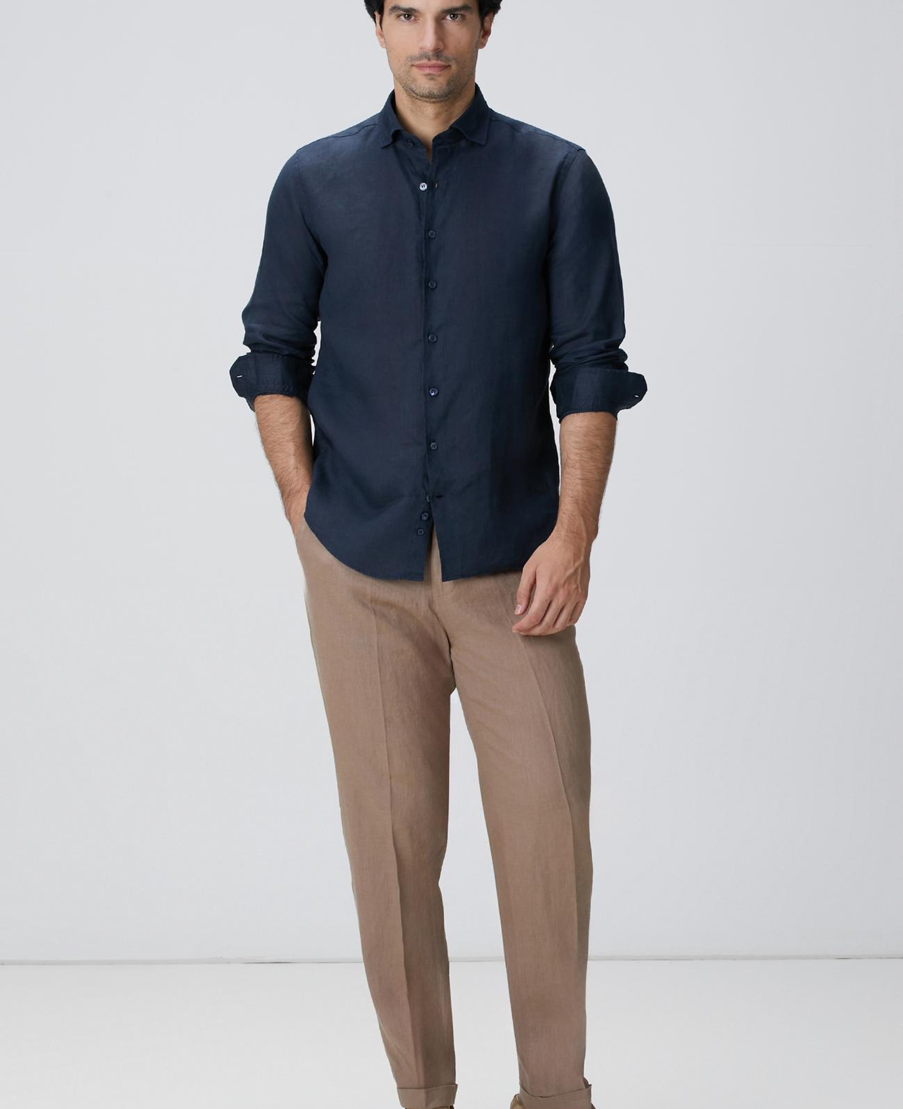 Network Erkek Vizon Keten Jogger Pantolon