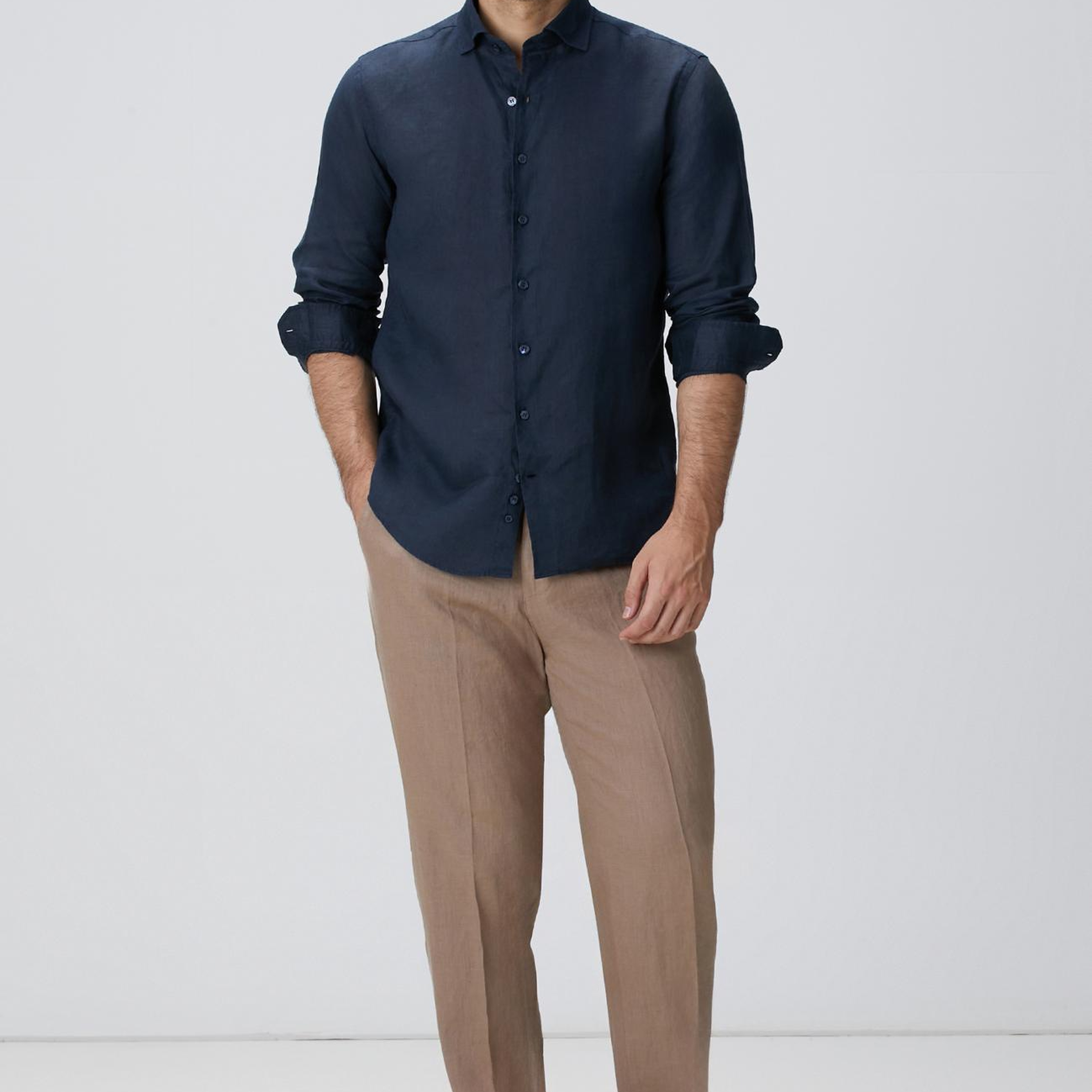 Network Erkek Vizon Keten Jogger Pantolon