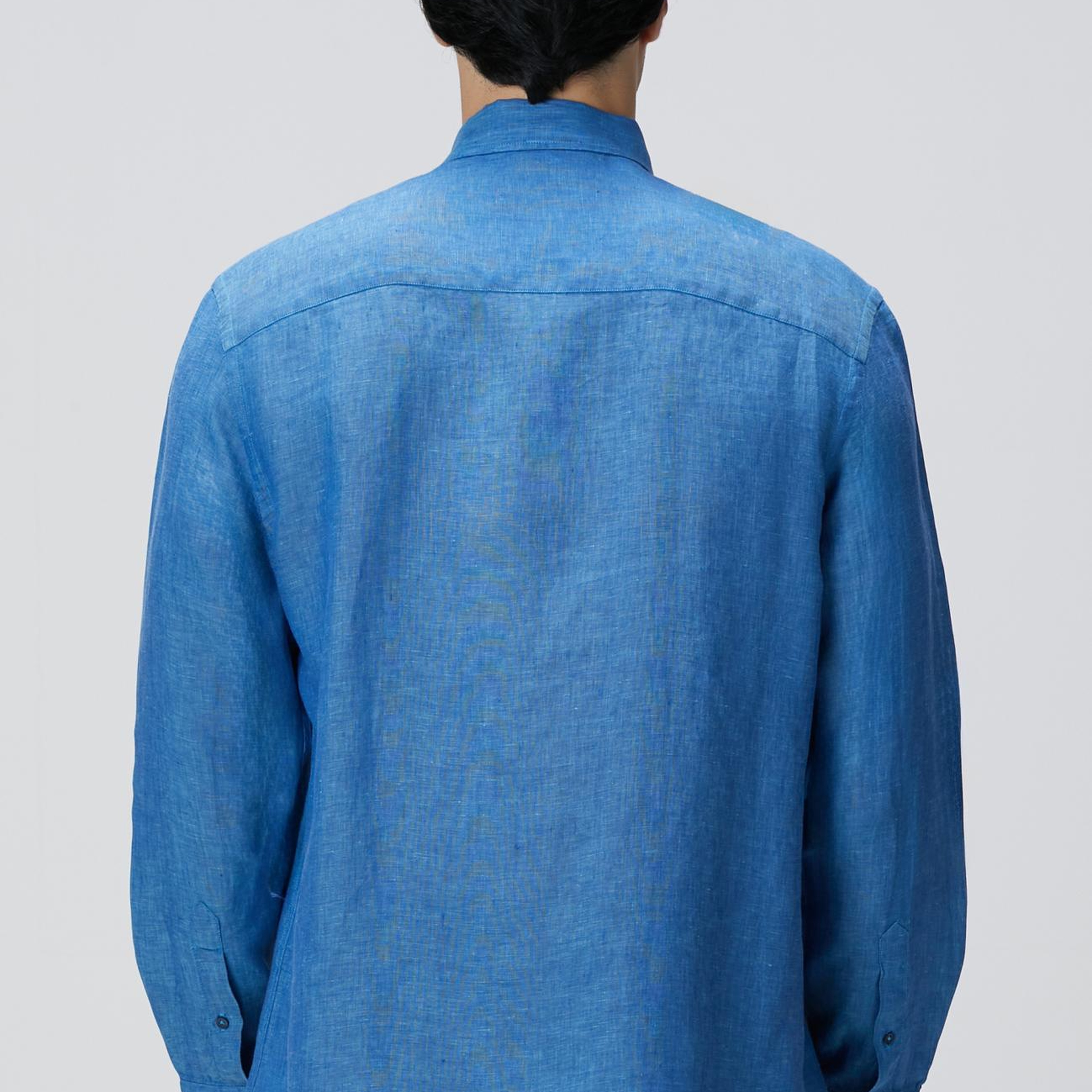 Network Erkek Turkuaz Keten Gömlek