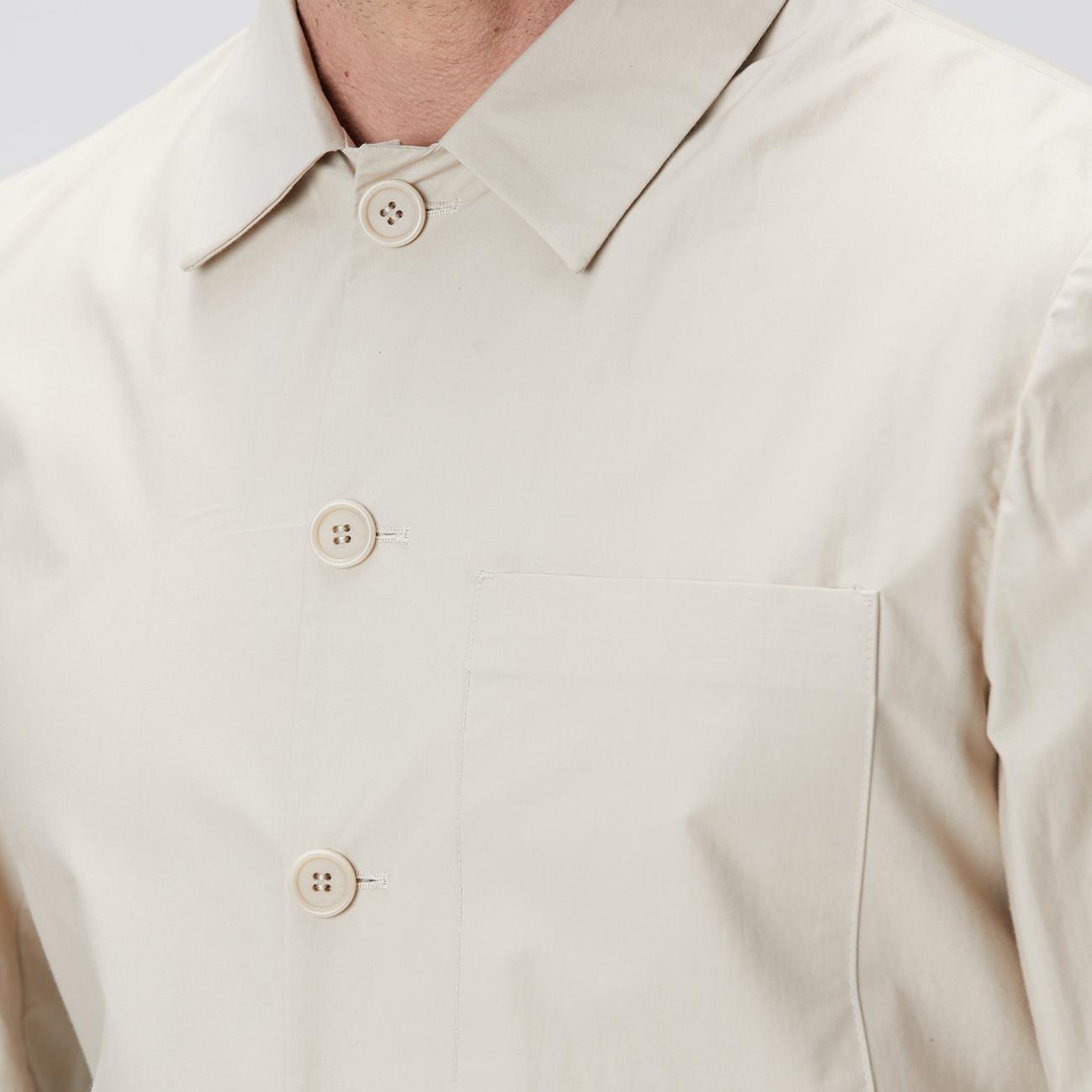 Network Erkek Bej Dış Gömlek