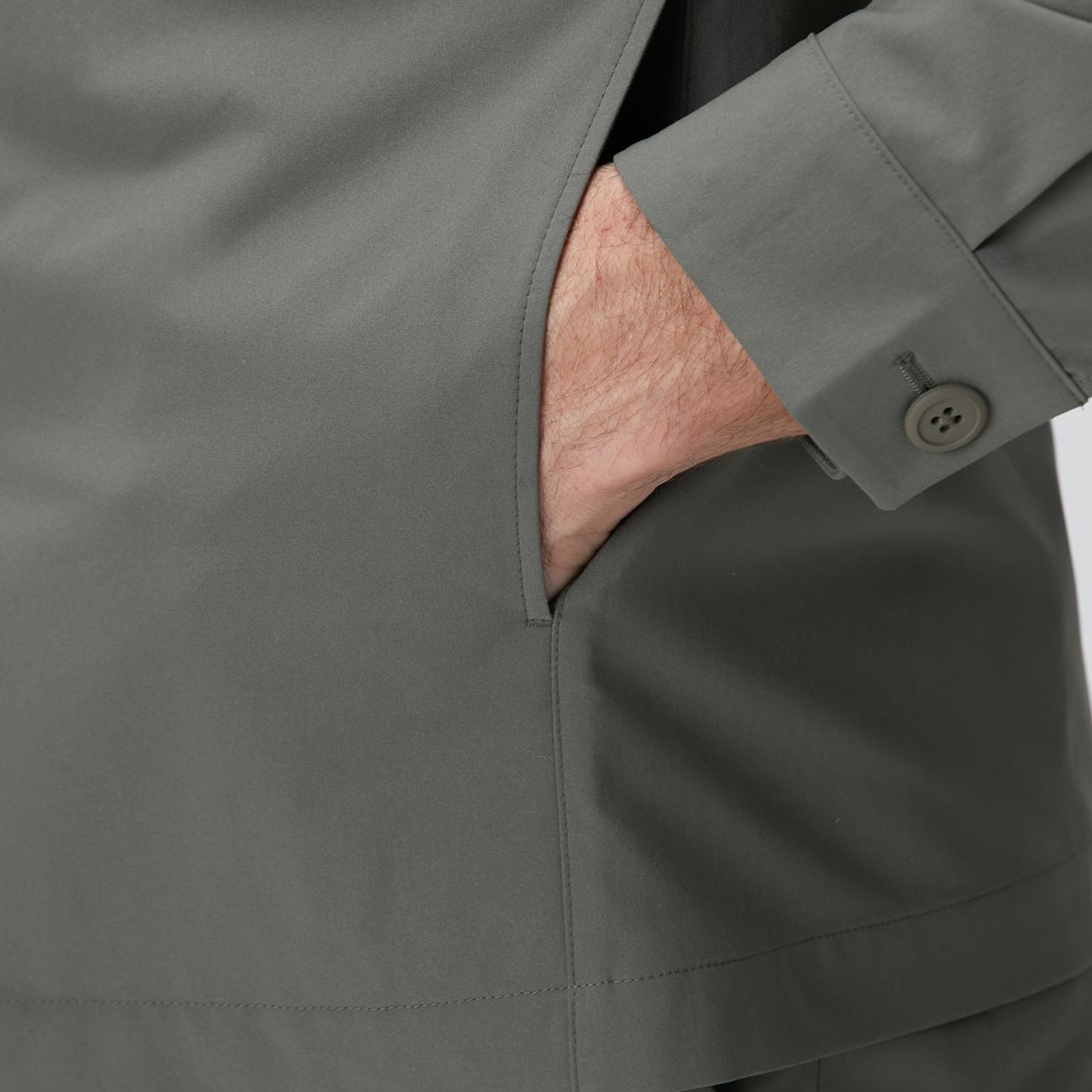 Network Erkek Haki Dış Gömlek