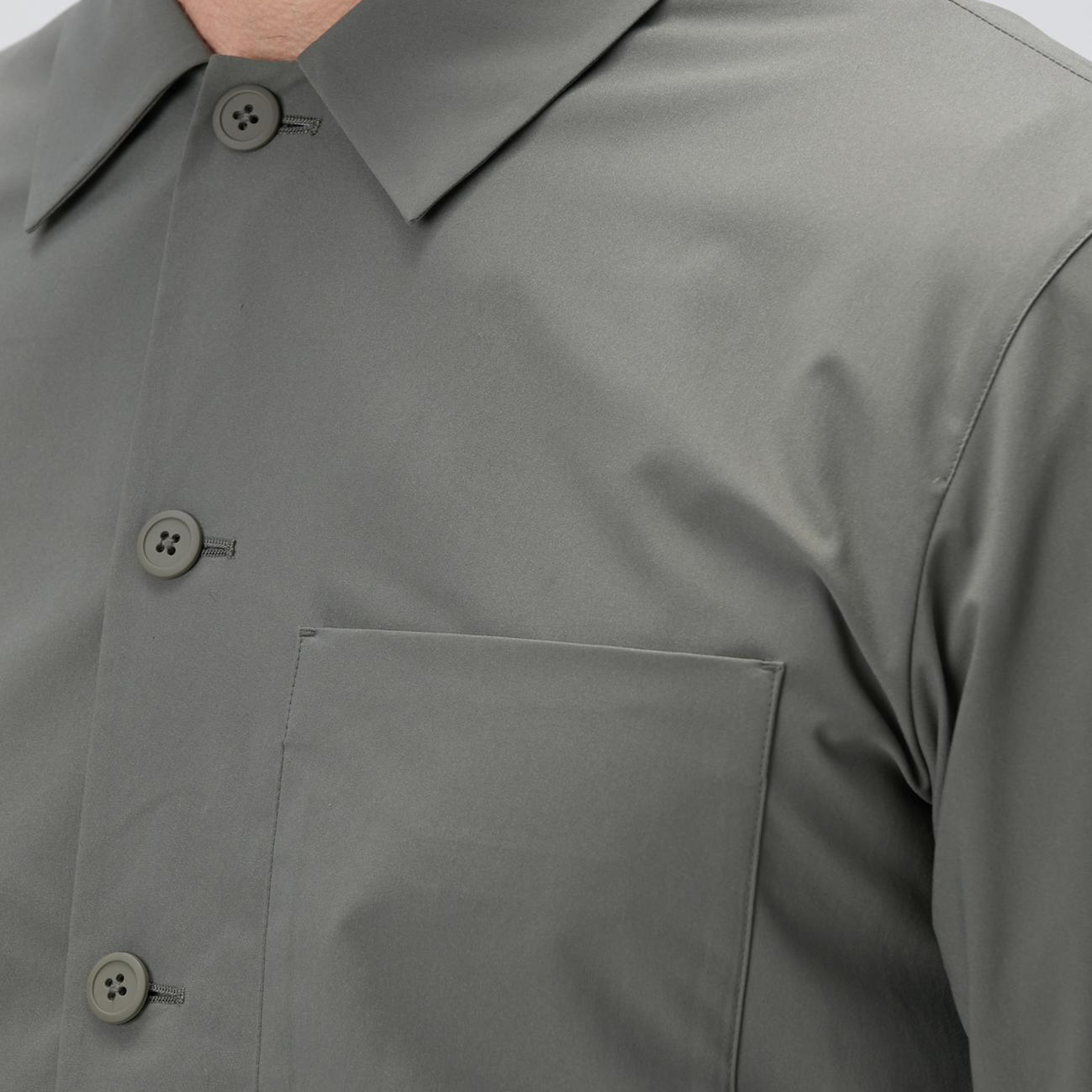 Network Erkek Haki Dış Gömlek