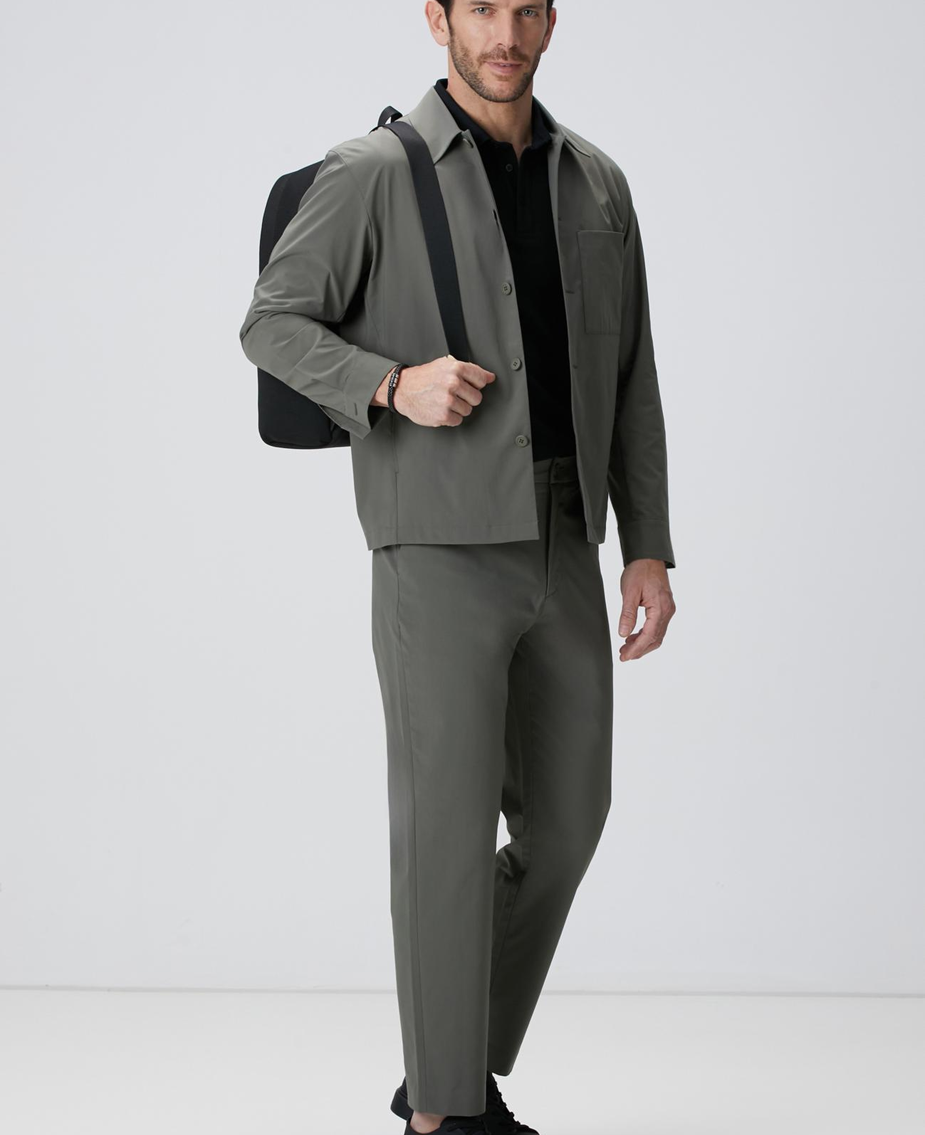 Network Erkek Haki Dış Gömlek