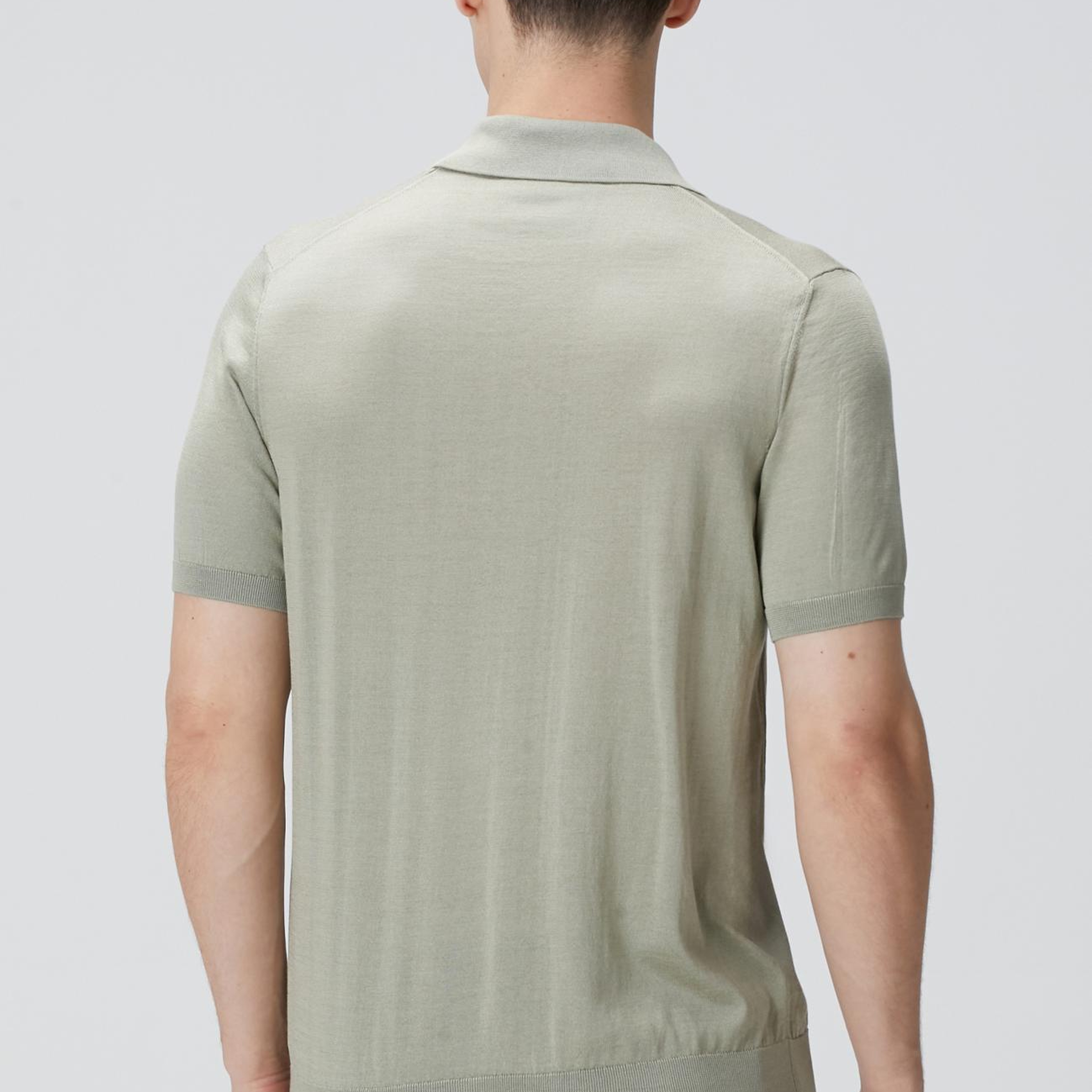 Network Erkek Limited Haki İpek Karışımlı Triko Kazak