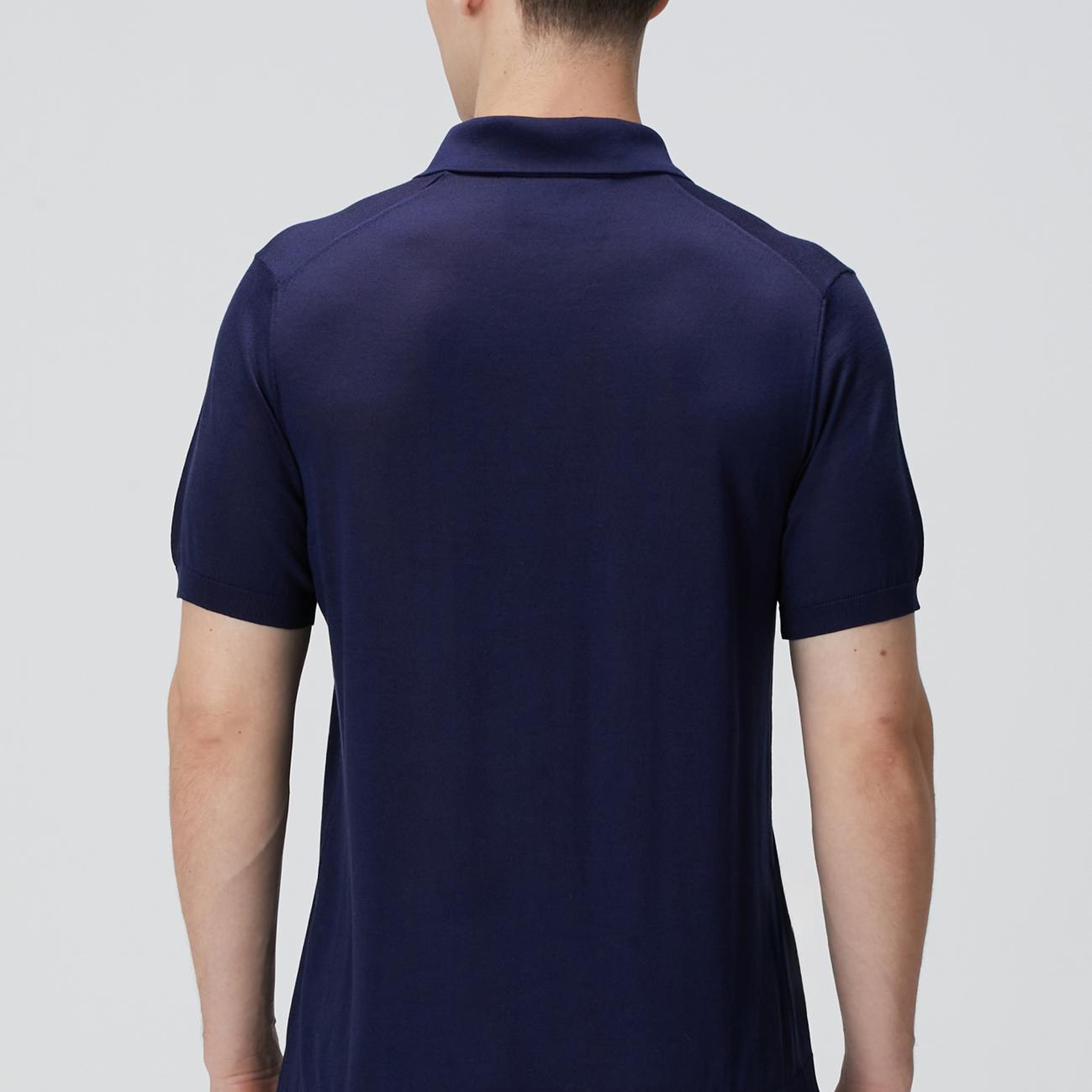 Network Erkek Limited Lacivert İpek Karışımlı Triko Kazak