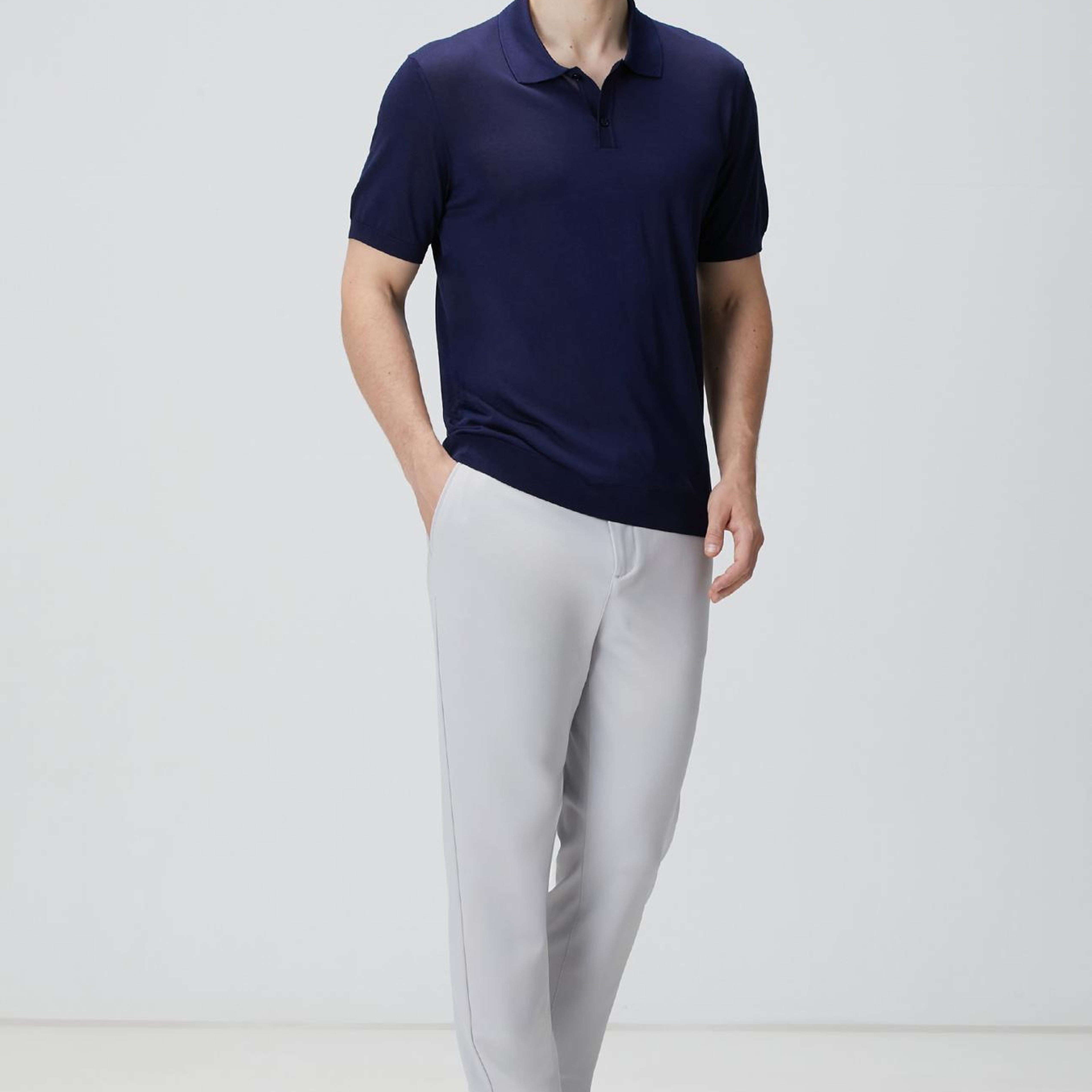 Network Erkek Limited Lacivert İpek Karışımlı Triko Kazak