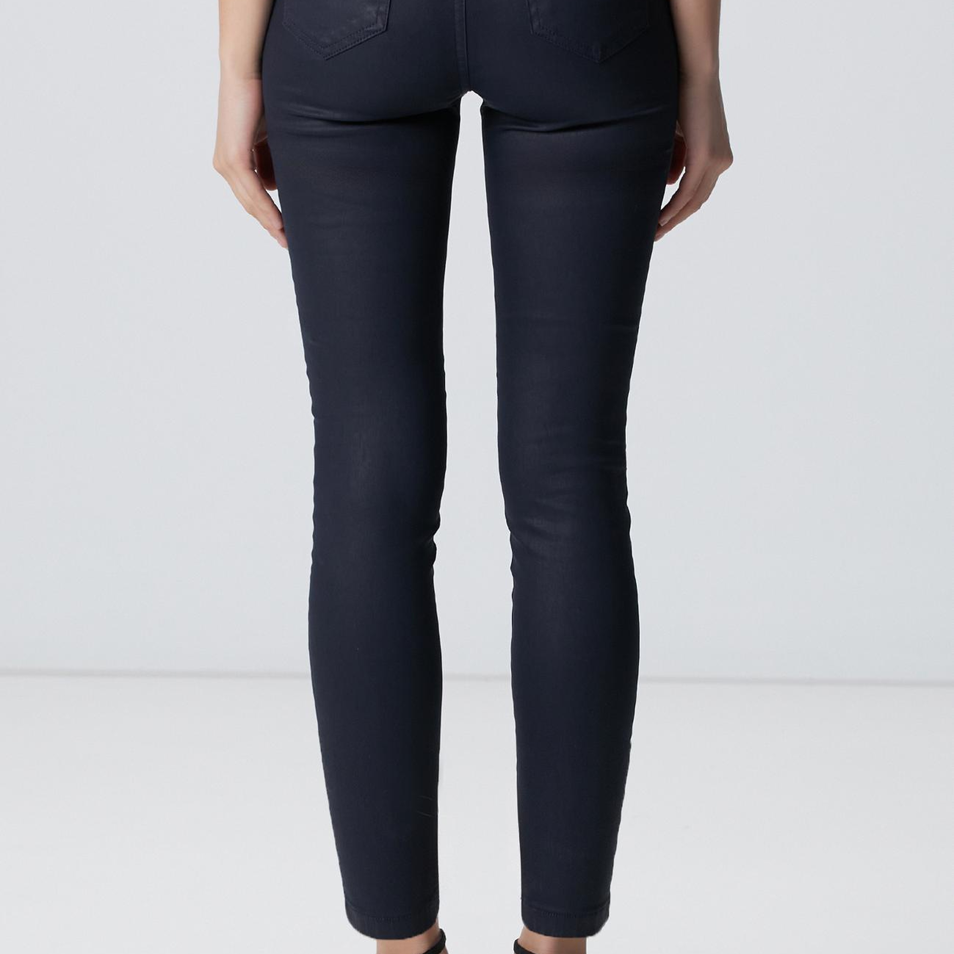 Network Kadın Lacivert Denim Pantolon