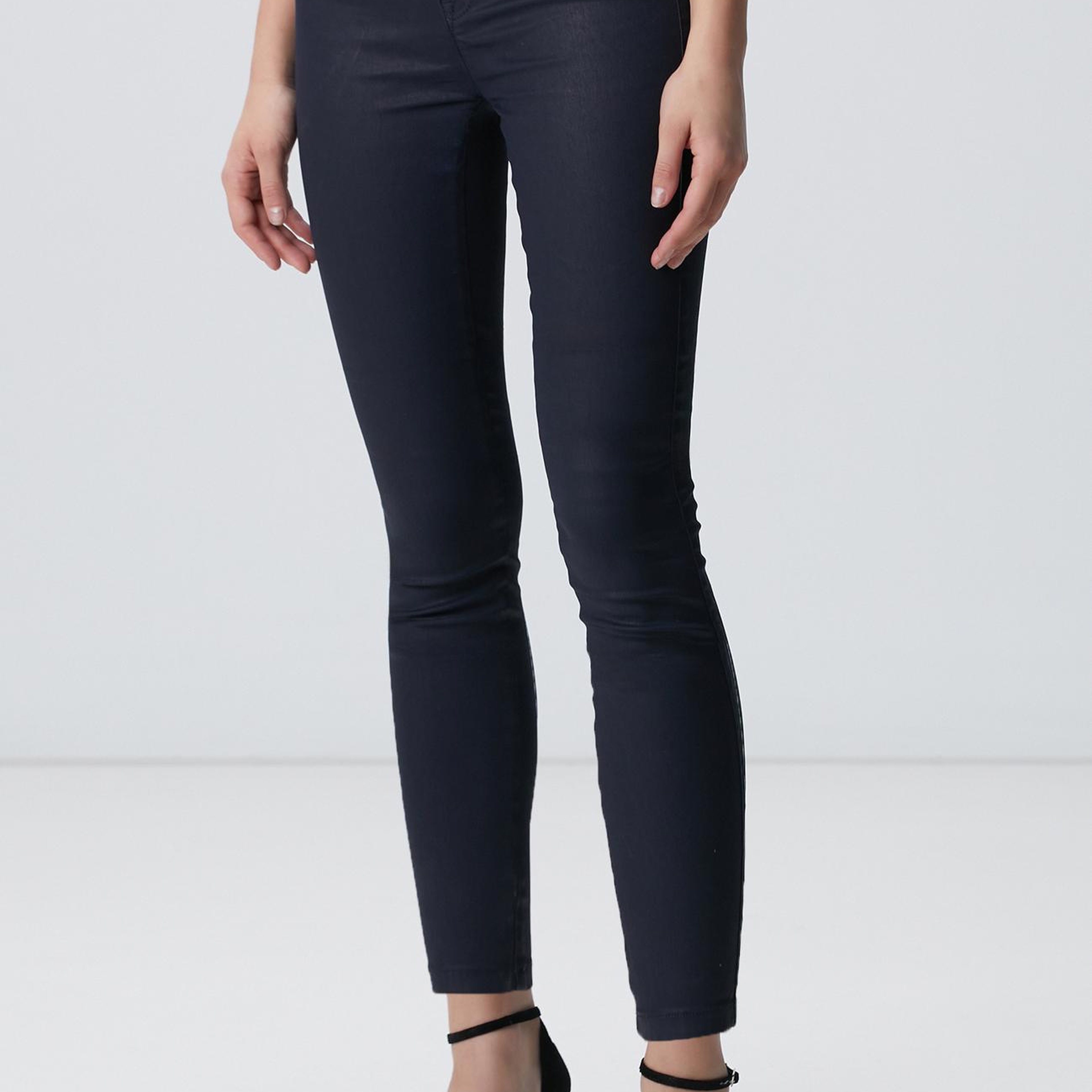 Network Kadın Lacivert Denim Pantolon