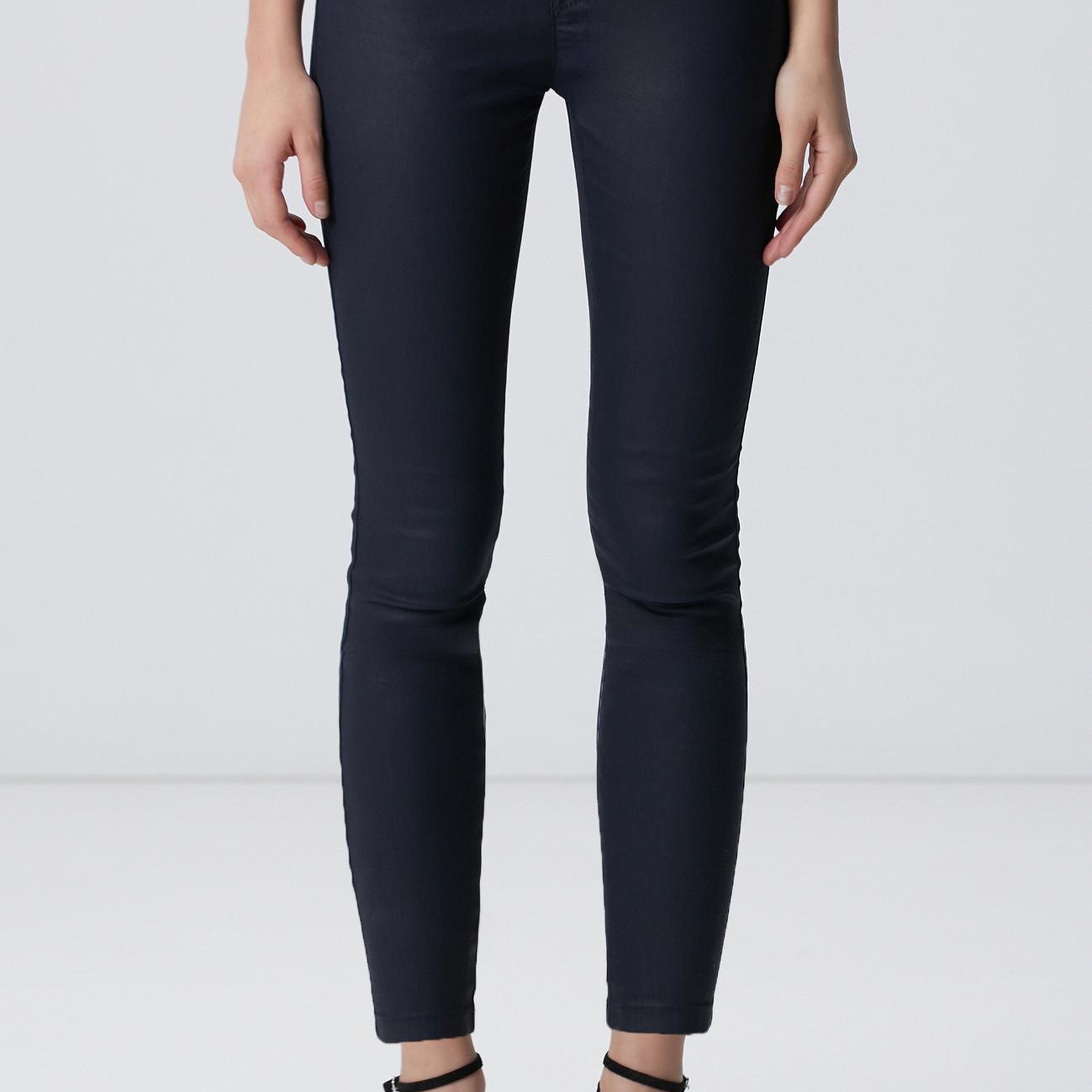 Network Kadın Lacivert Denim Pantolon
