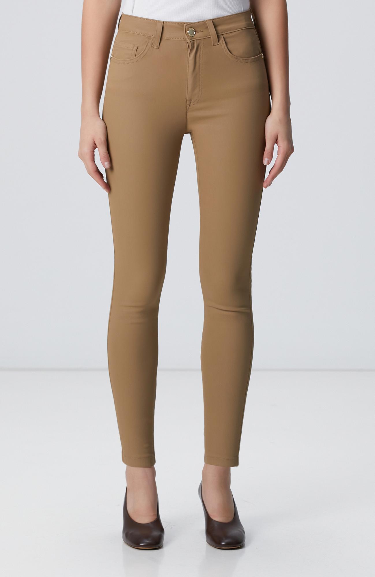 Network Kadın Camel Denim Pantolon