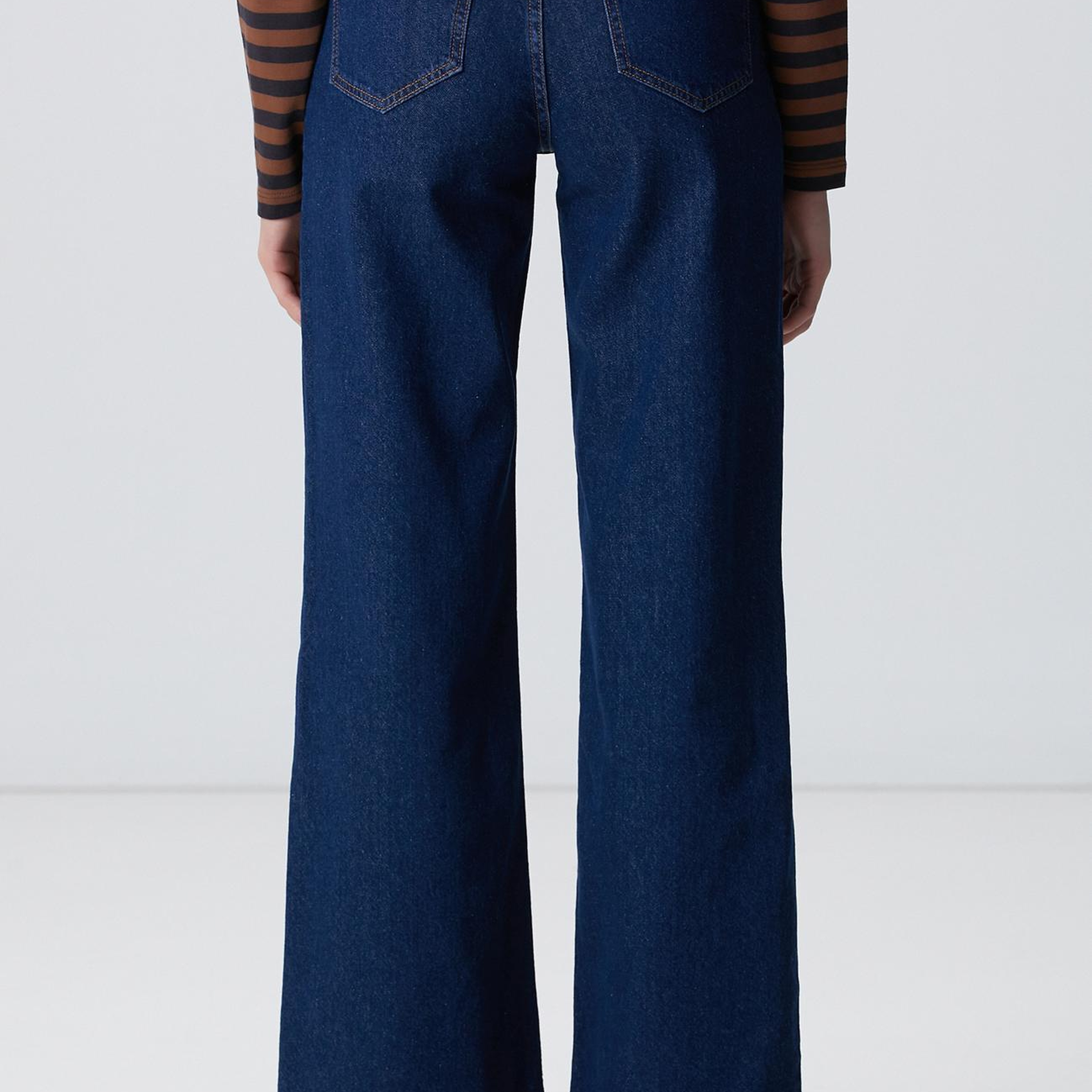 Network Kadın İndigo Denim Pantolon