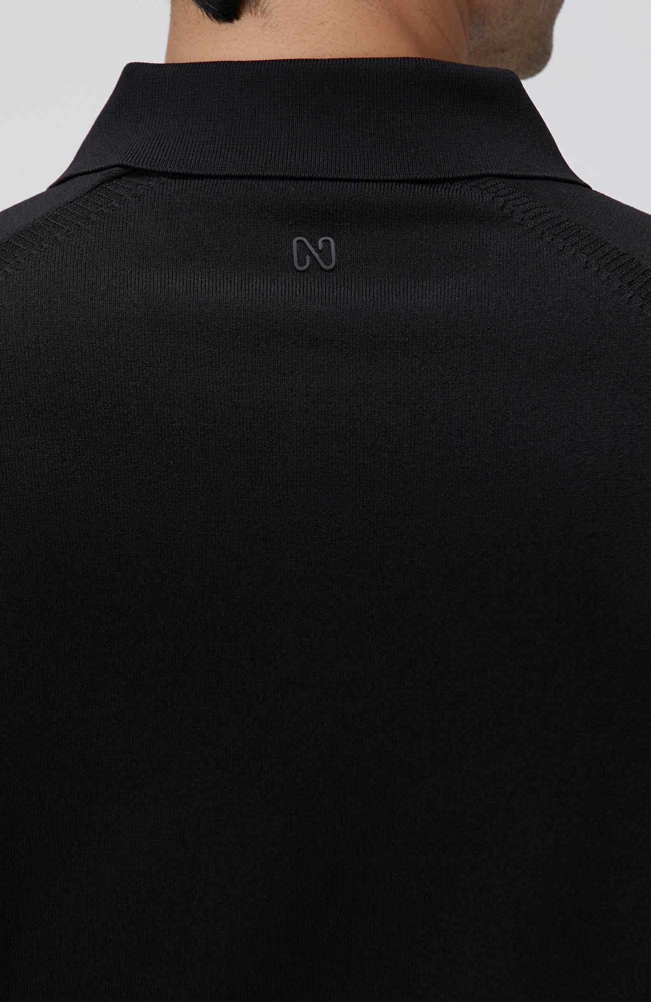 Network Erkek Siyah Polo Yaka Triko Kazak