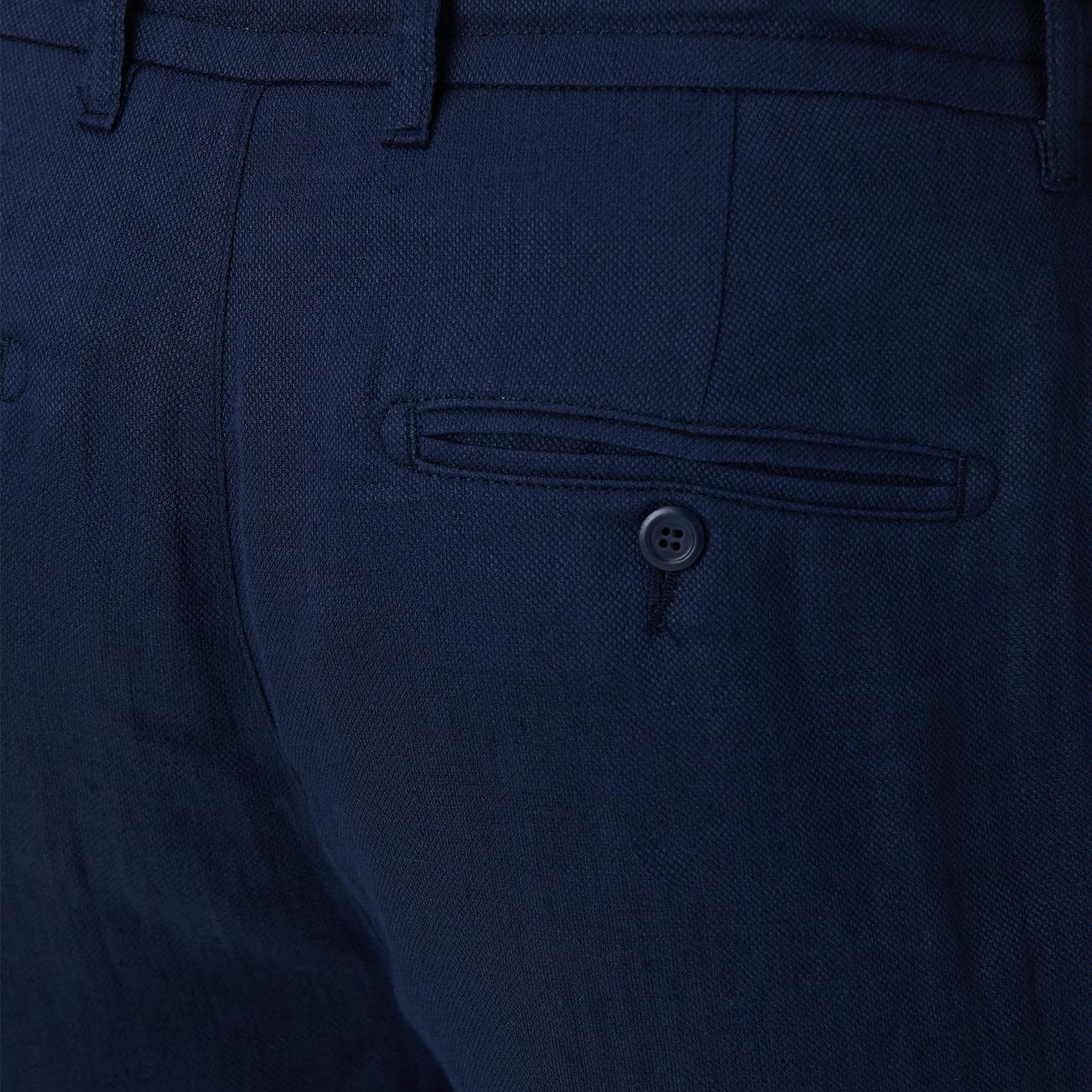 Network Erkek Lacivert Keten Pantolon