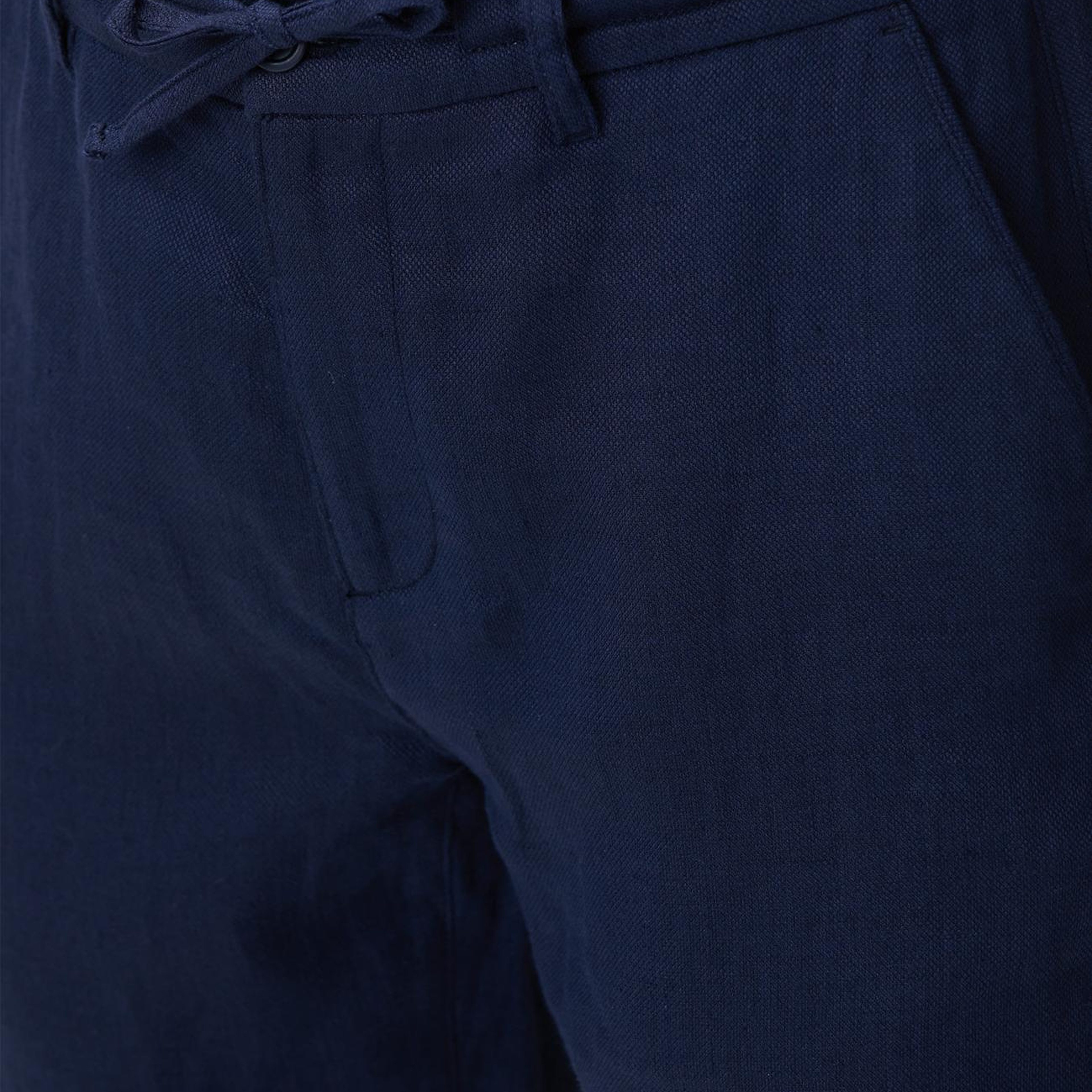 Network Erkek Lacivert Keten Pantolon