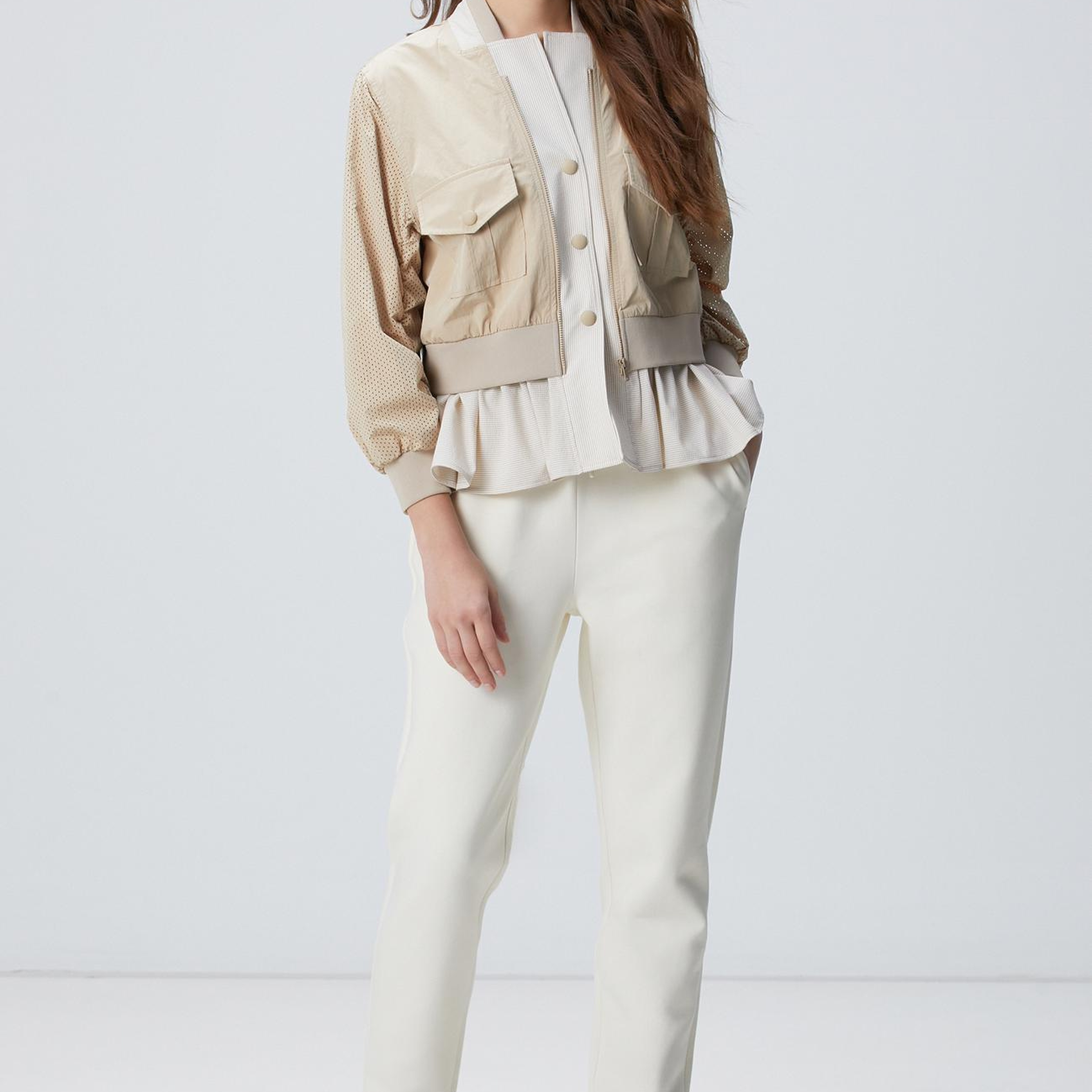 Network Kadın N-Tech Bej Mont