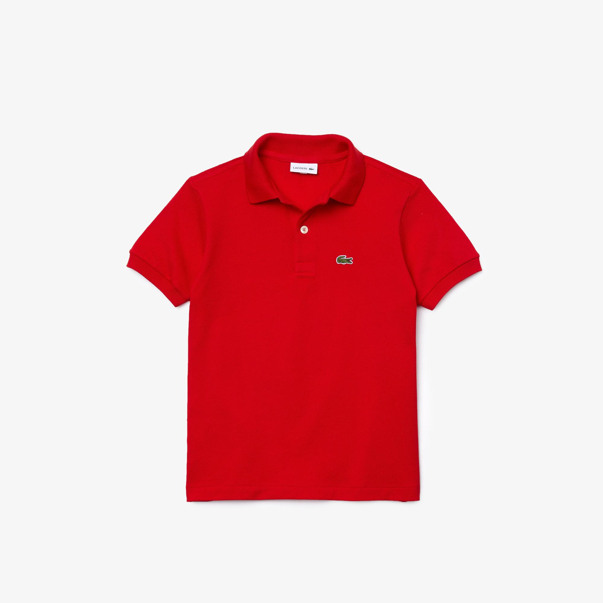 Lacoste Çocuk Regular Fit Kırmızı Polo