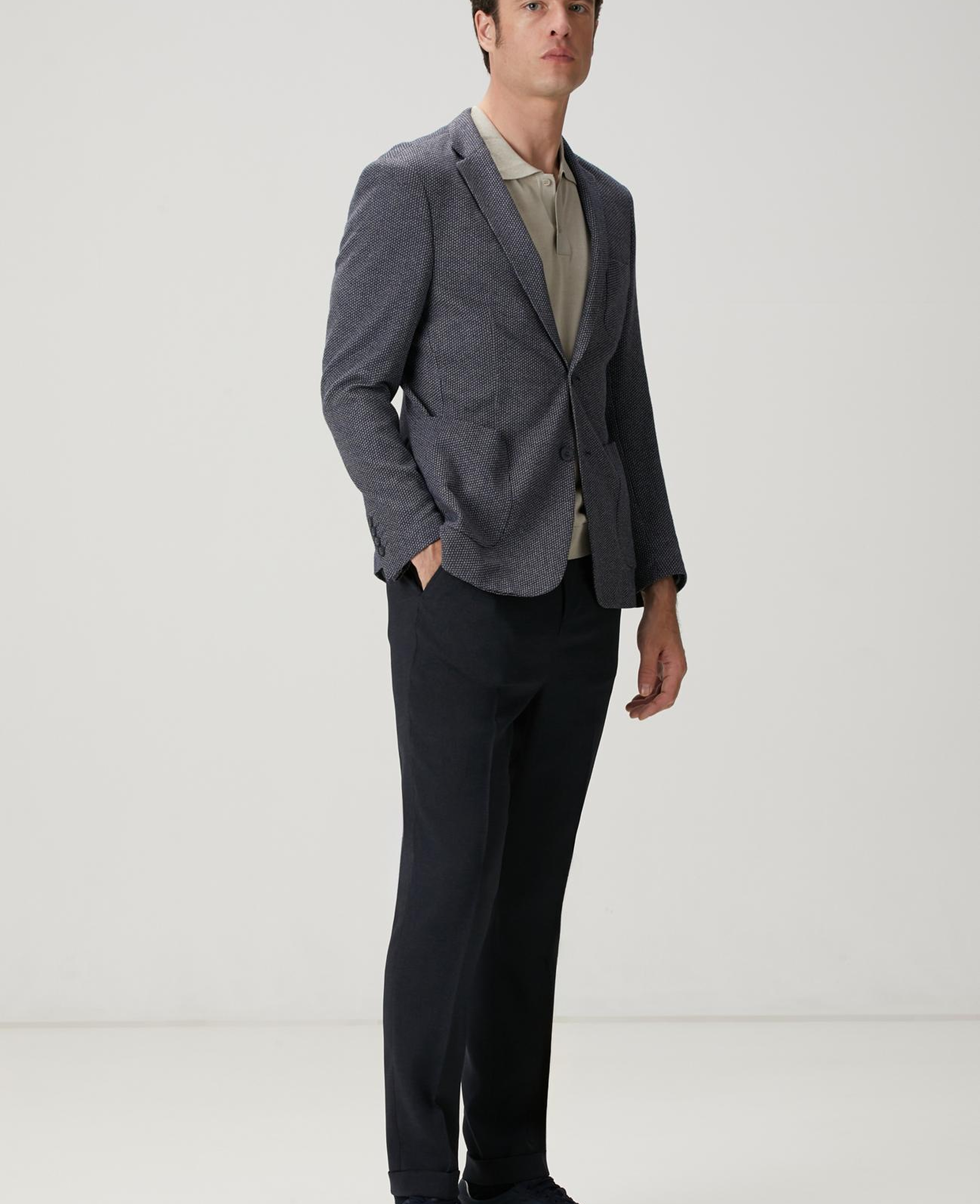 Network Erkek Limited Bej İpek Karışımlı Triko Kazak