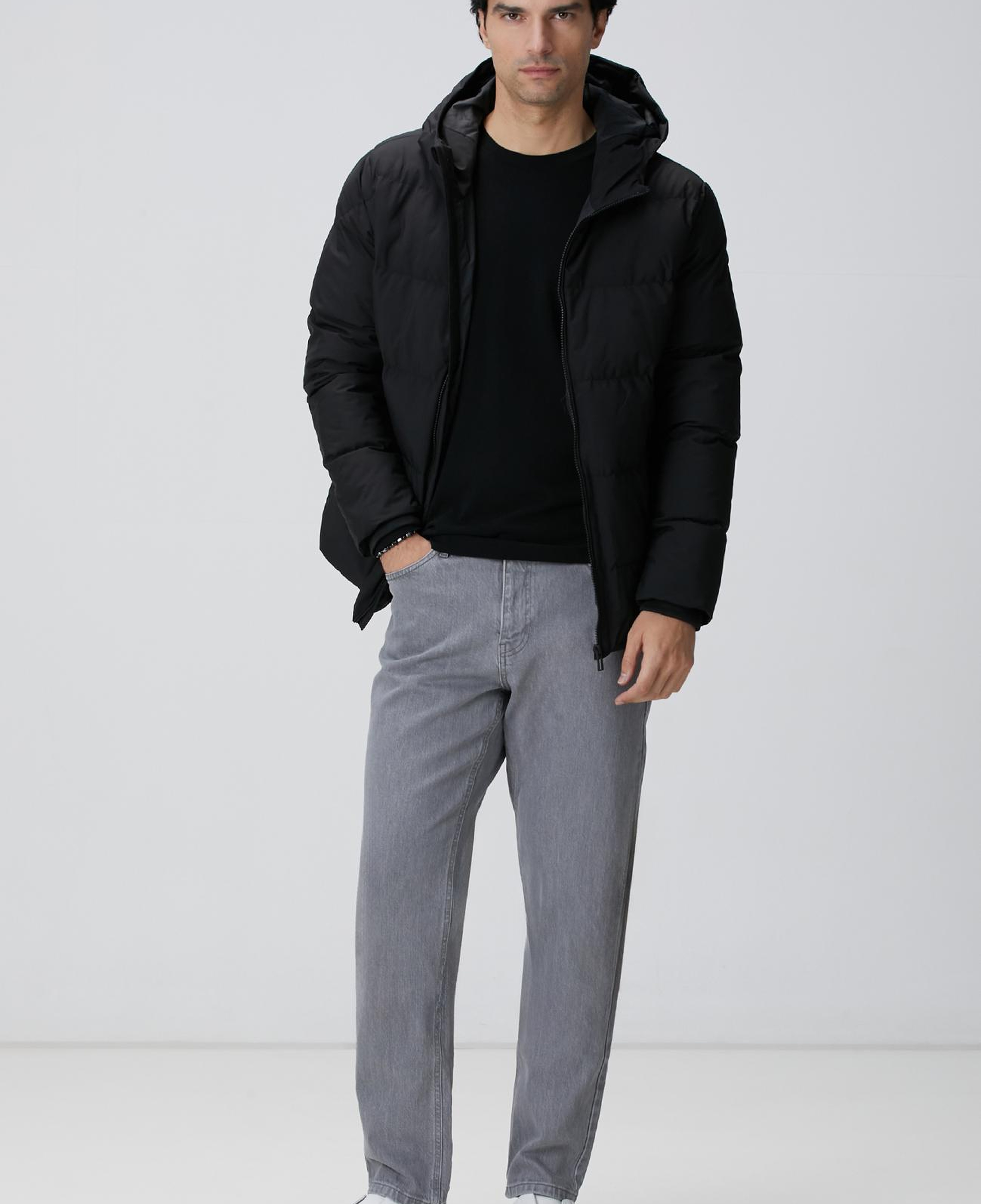 Network Erkek N-Tech Siyah Triko Kazak