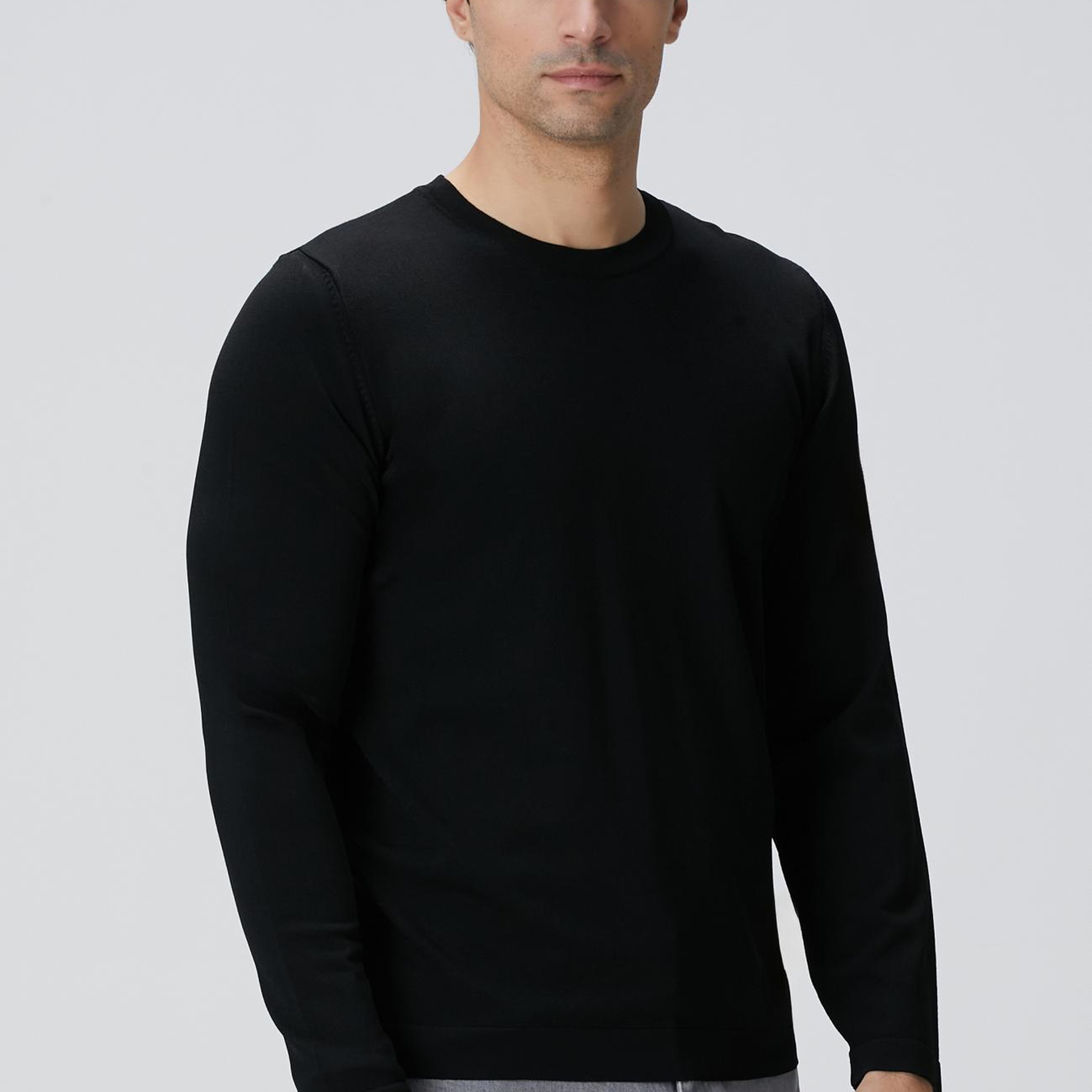 Network Erkek N-Tech Siyah Triko Kazak