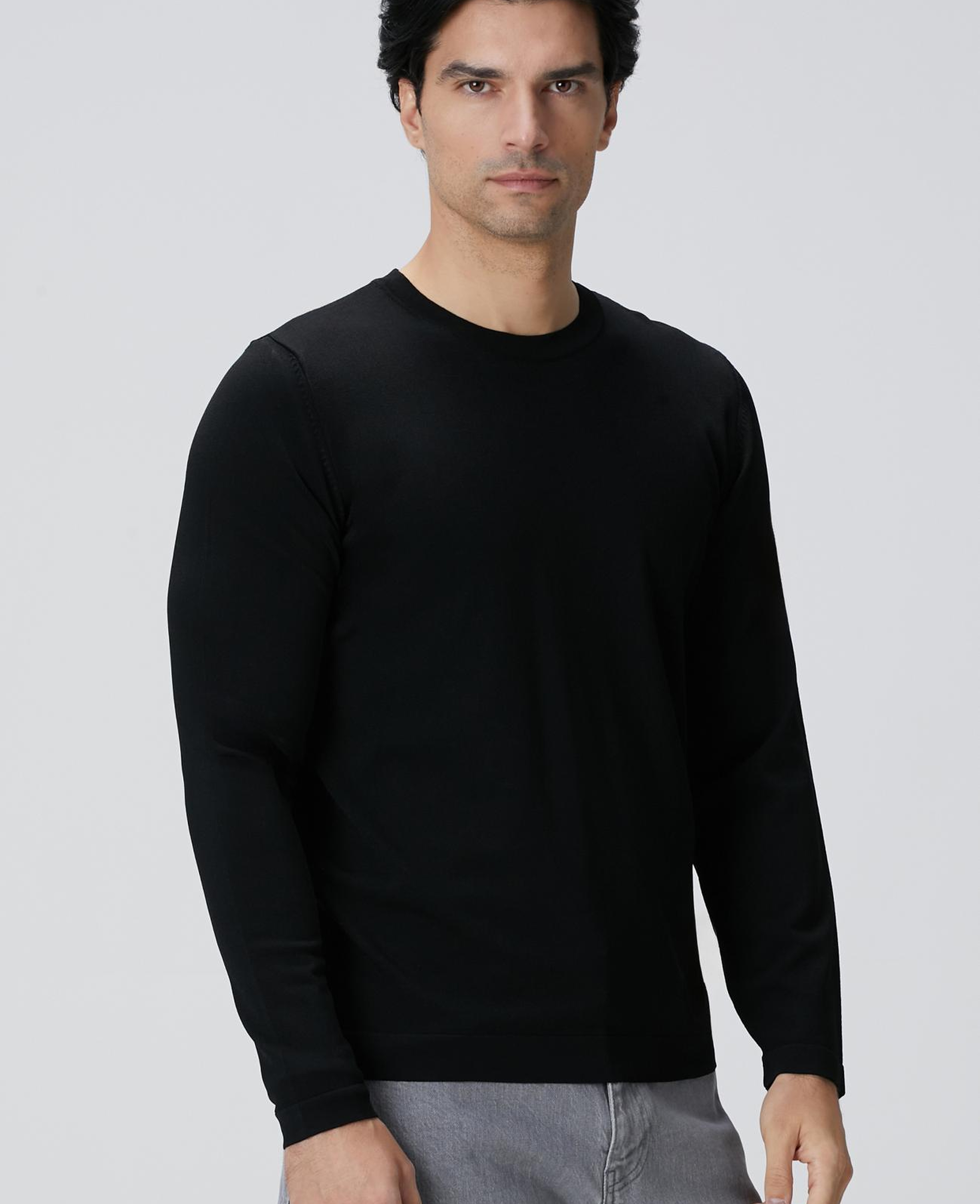 Network Erkek N-Tech Siyah Triko Kazak