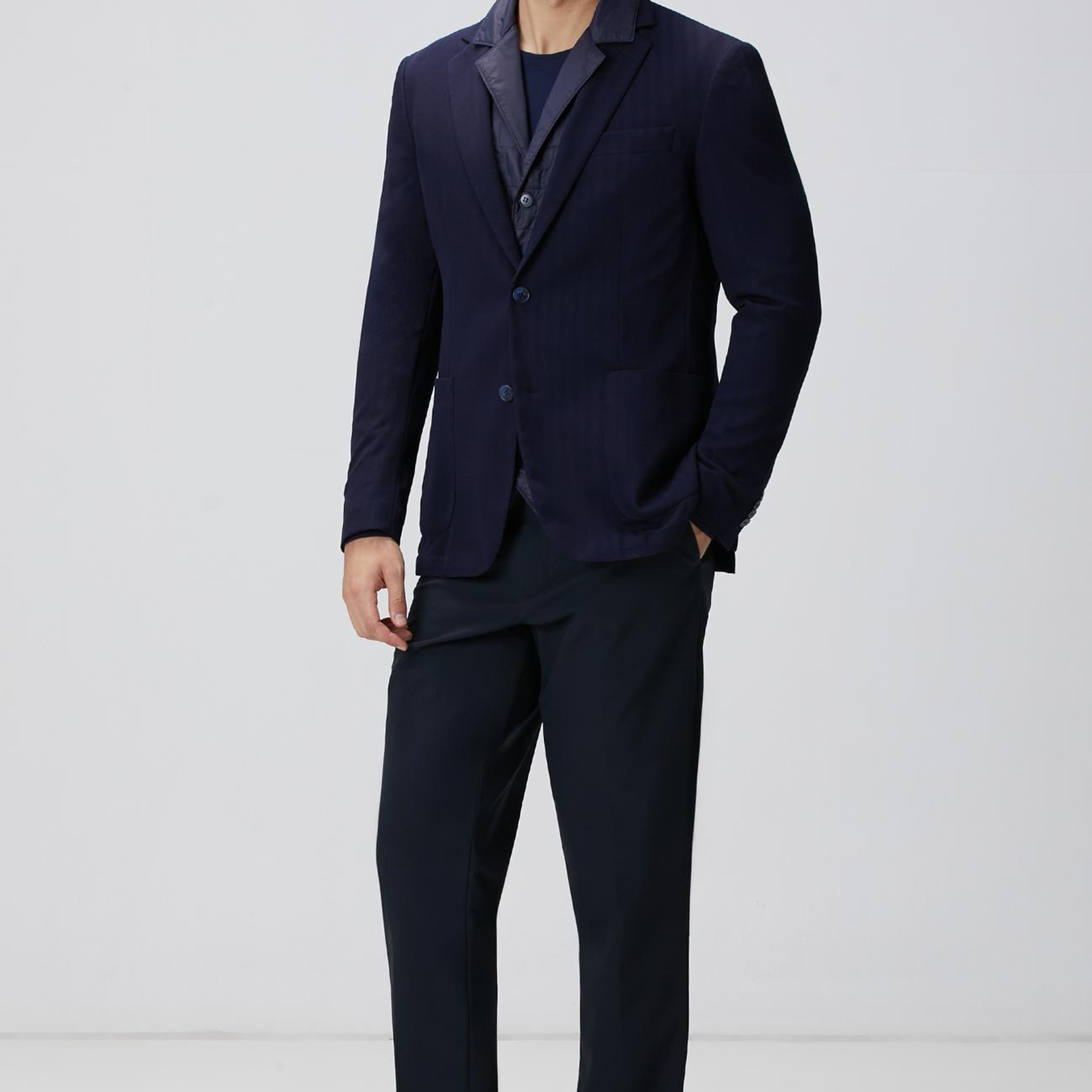 Network Erkek N-Tech Lacivert Triko Kazak