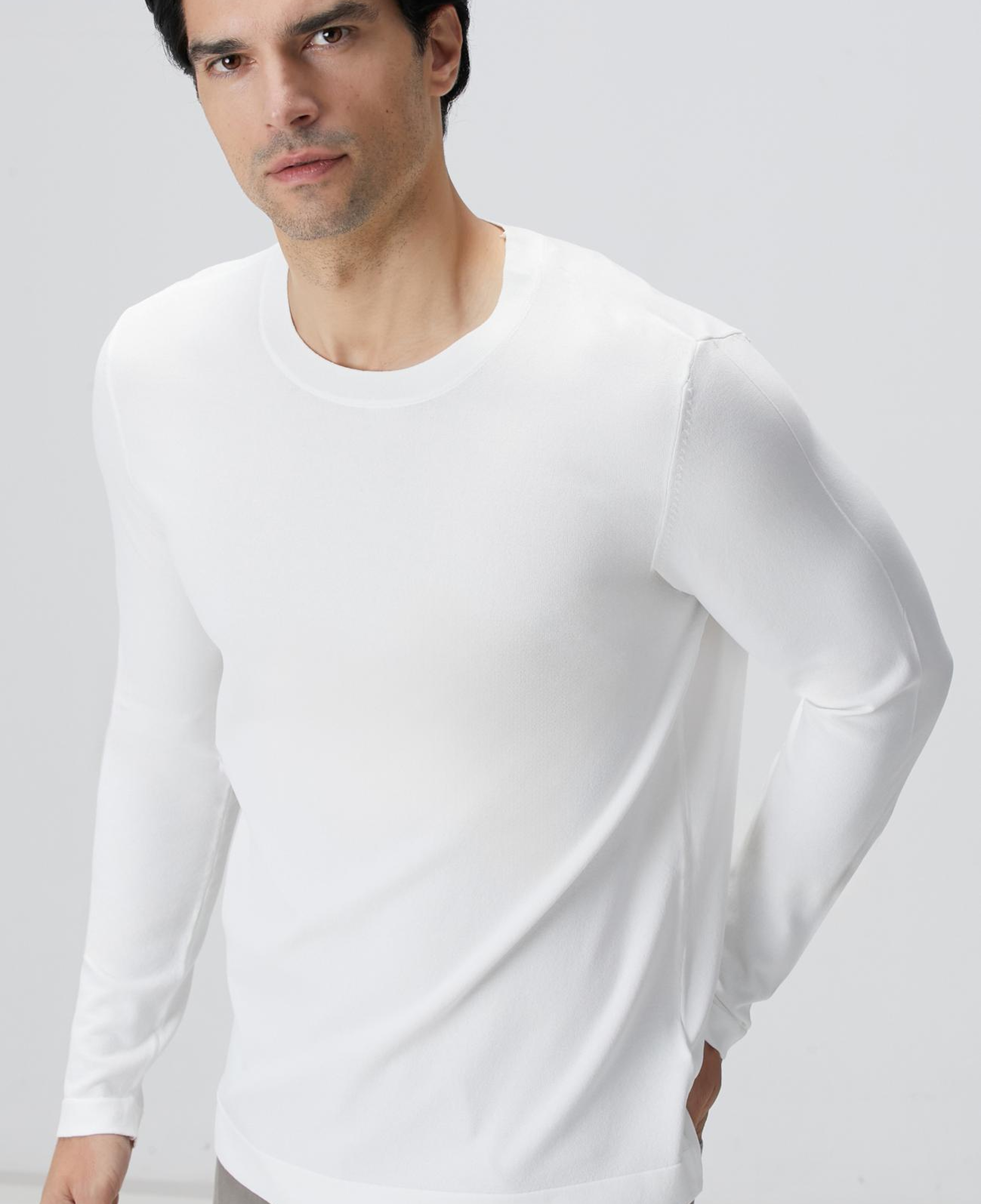 Network Erkek N-Tech Kırık Beyaz Triko Kazak