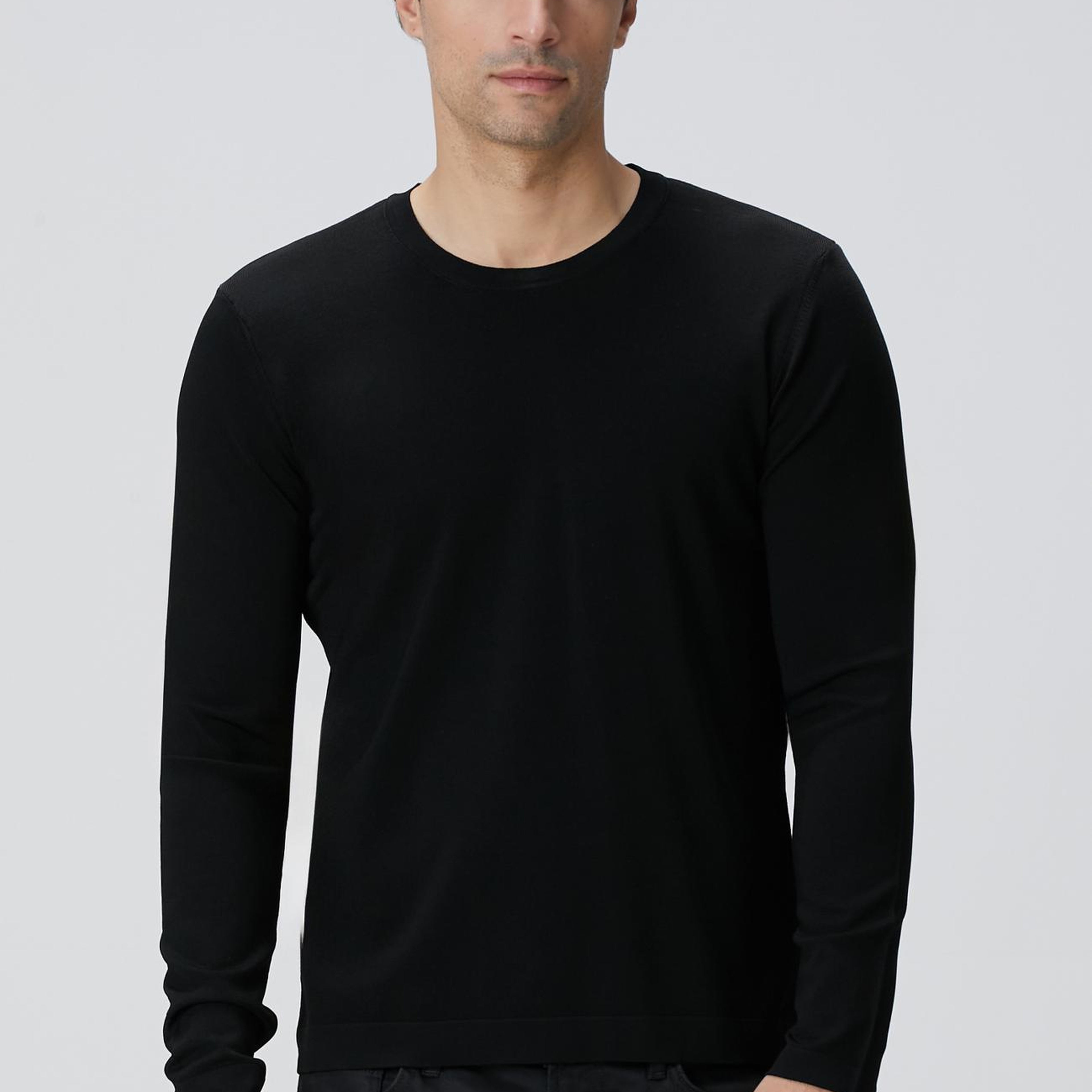 Network Erkek N-Tech Siyah Triko Kazak