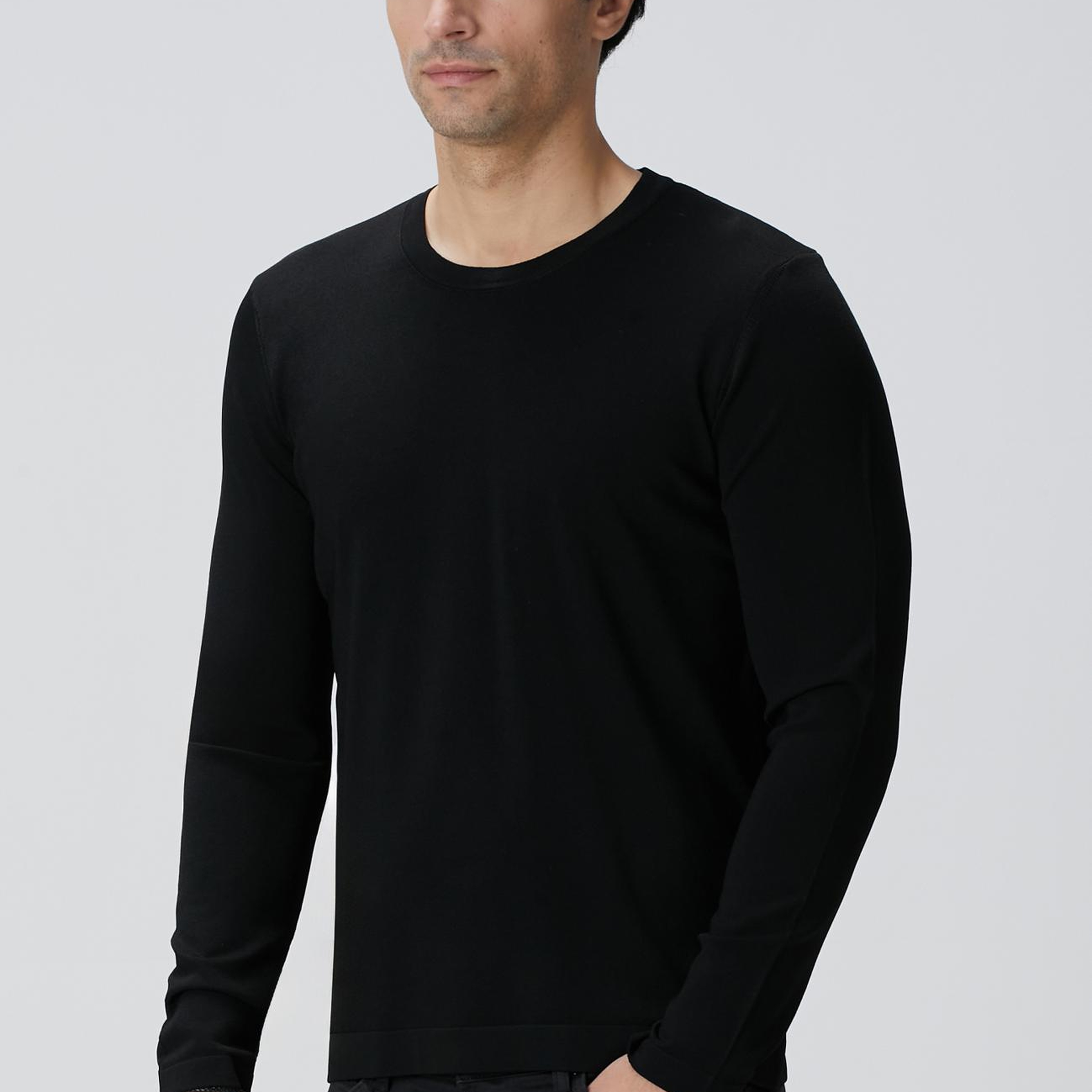 Network Erkek N-Tech Siyah Triko Kazak