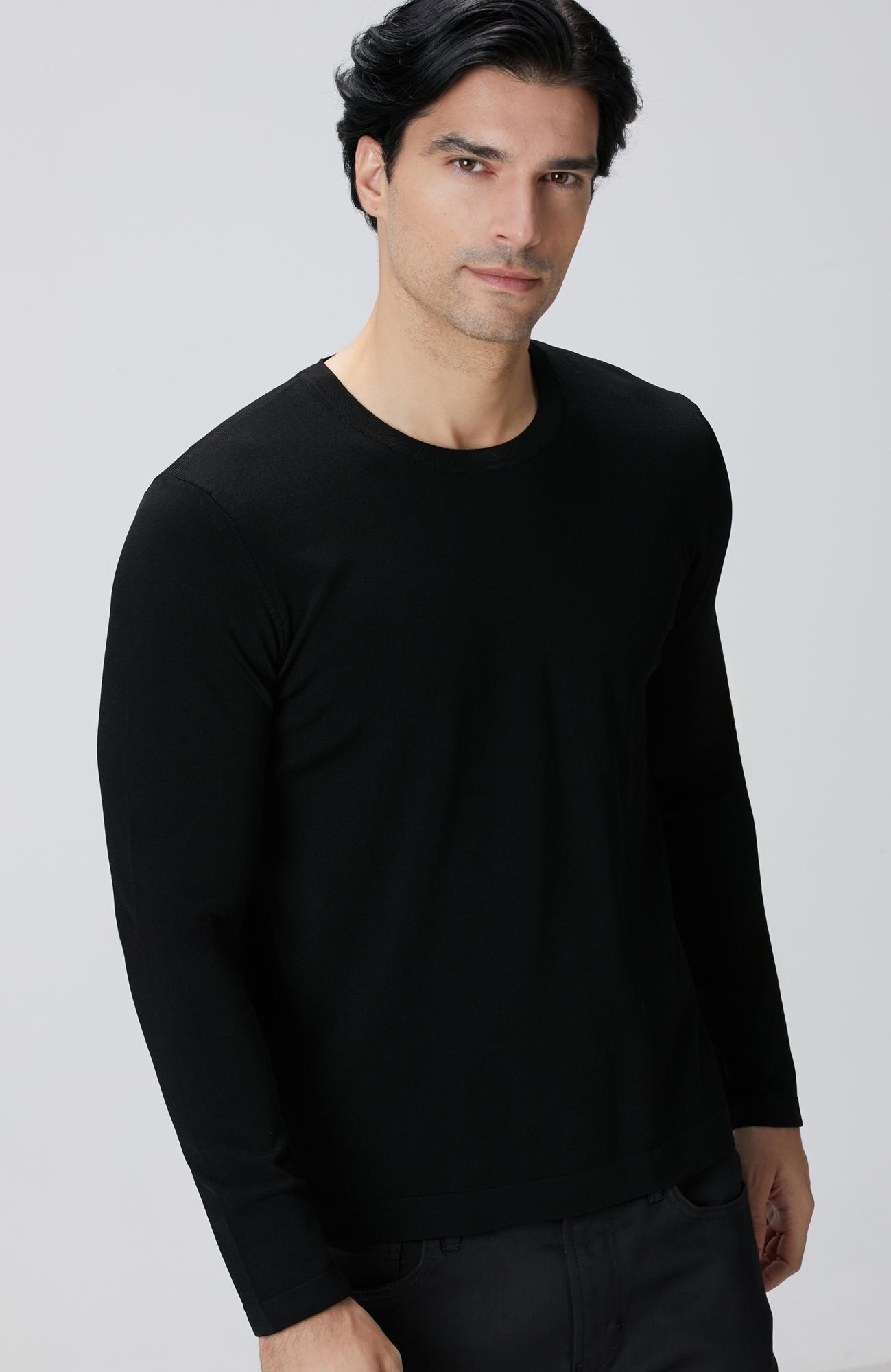 Network Erkek N-Tech Siyah Triko Kazak