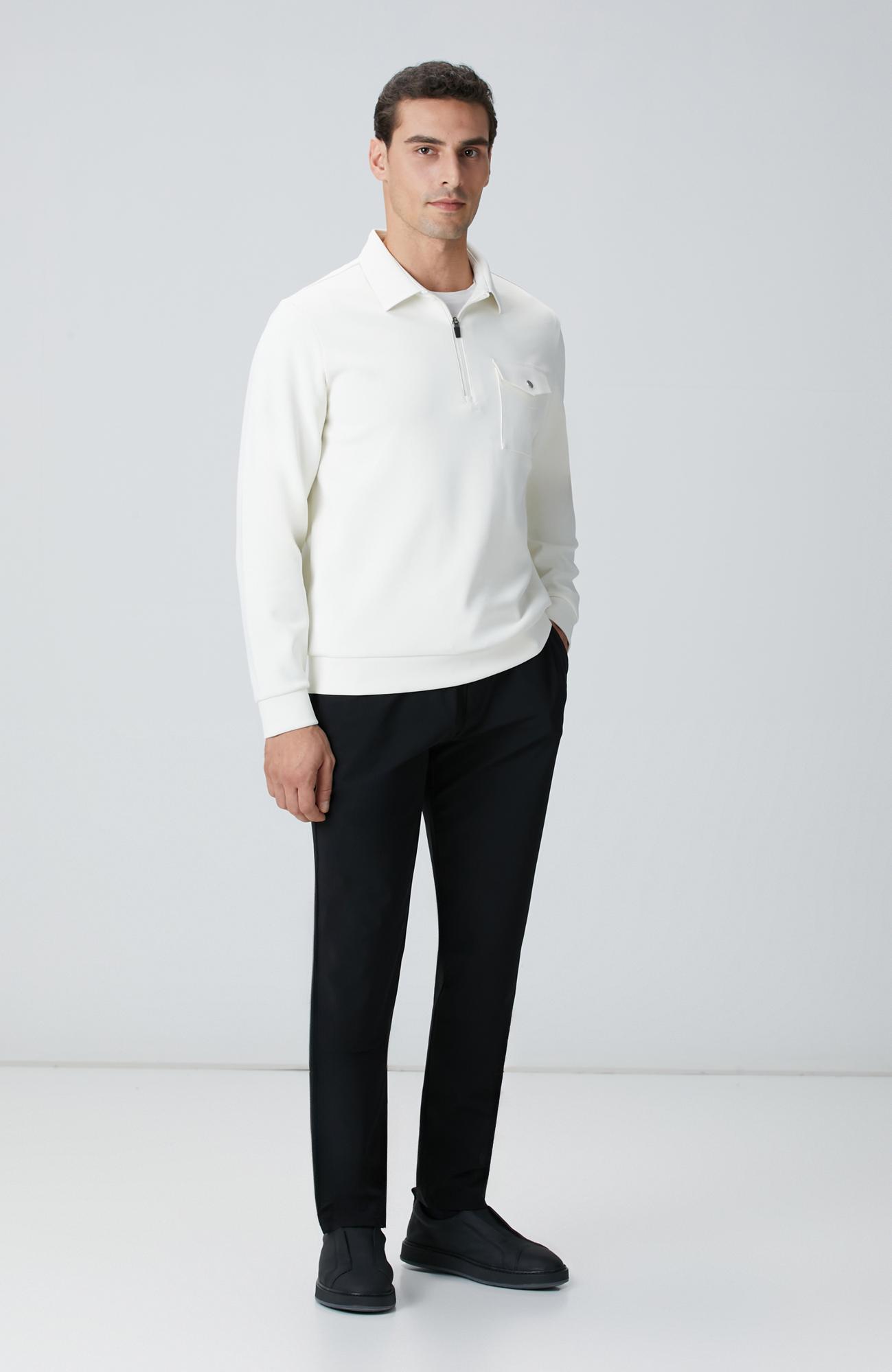 Network Erkek N-Tech Kırık Beyaz Sweatshirt