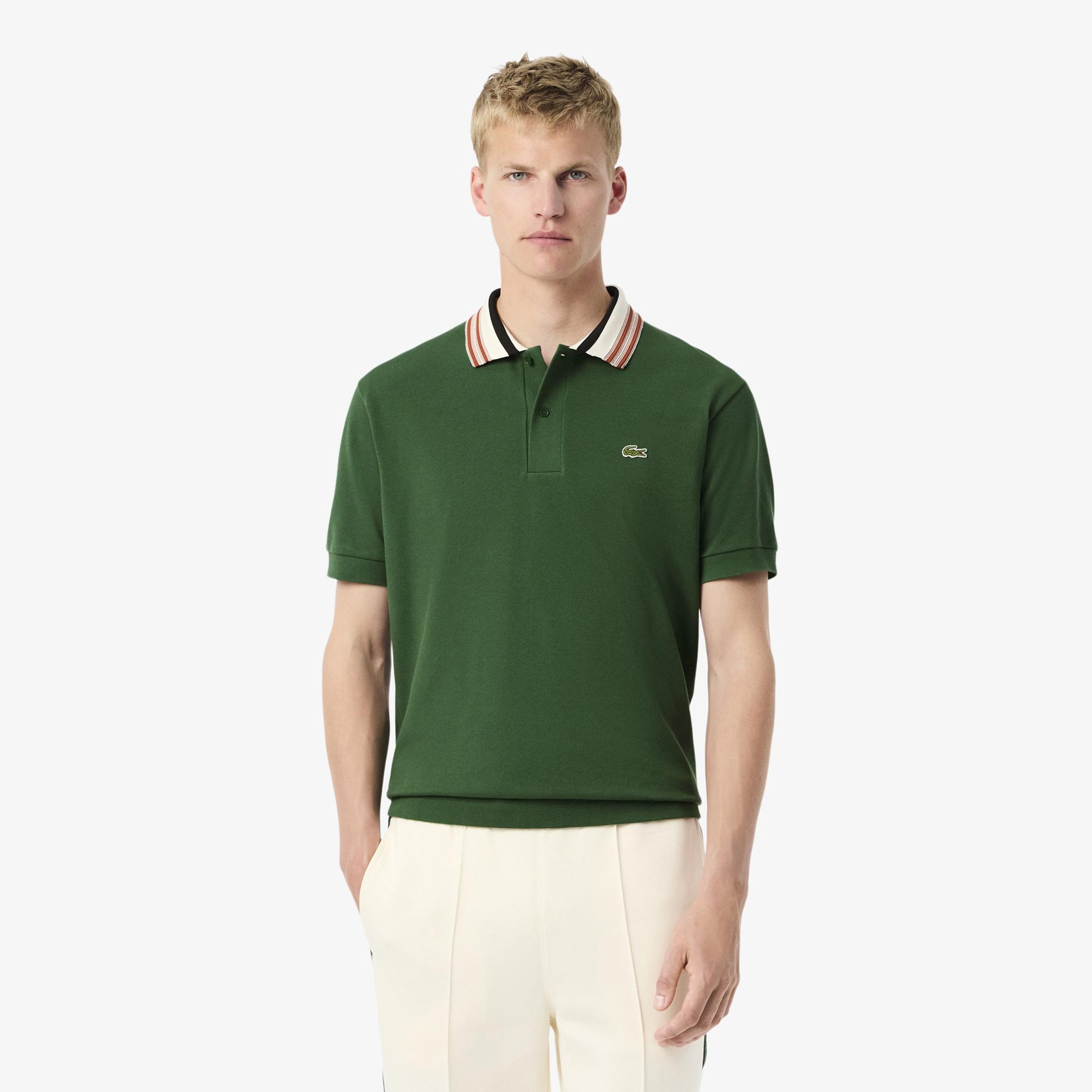 Lacoste Erkek Classic Fit Yeşil Polo