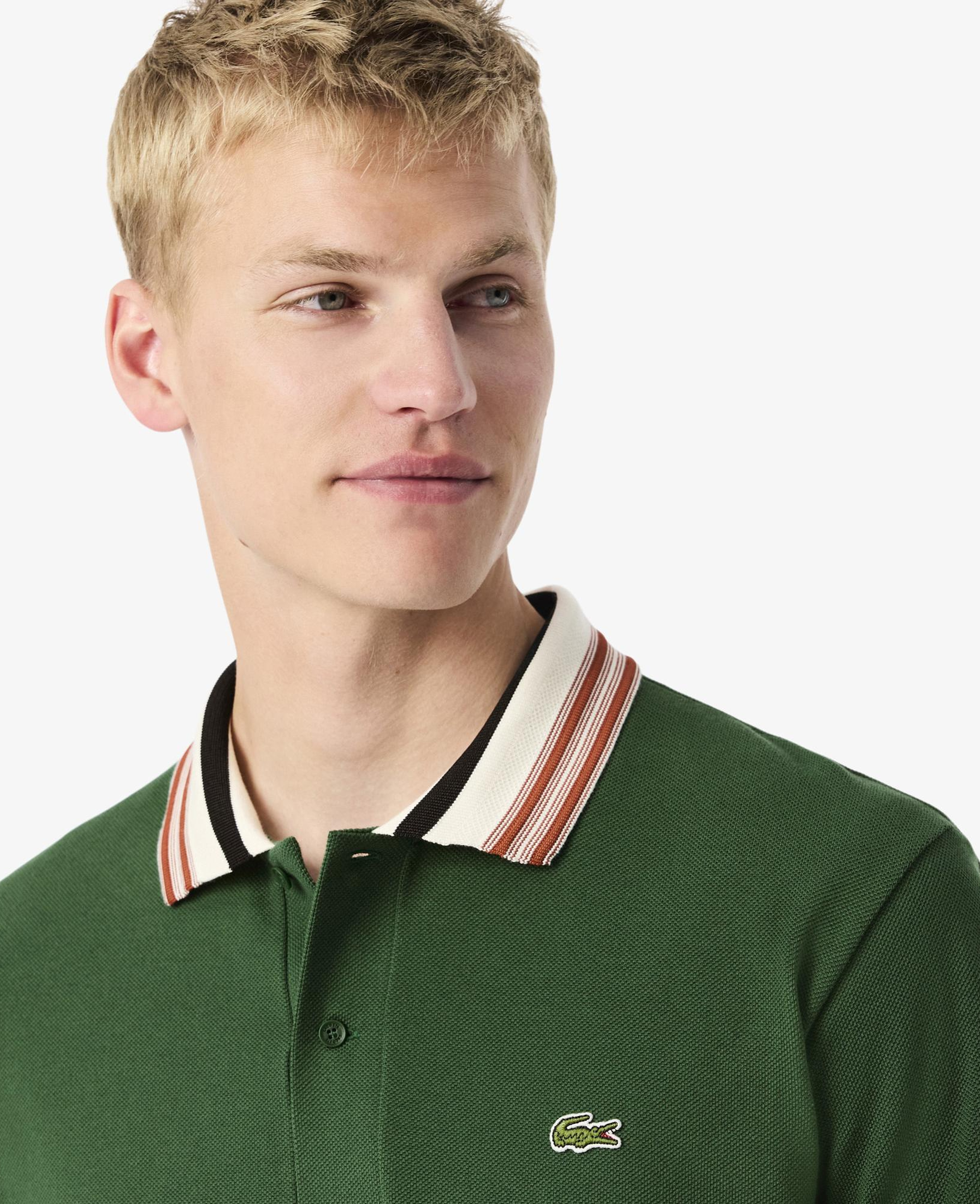 Lacoste Erkek Classic Fit Yeşil Polo