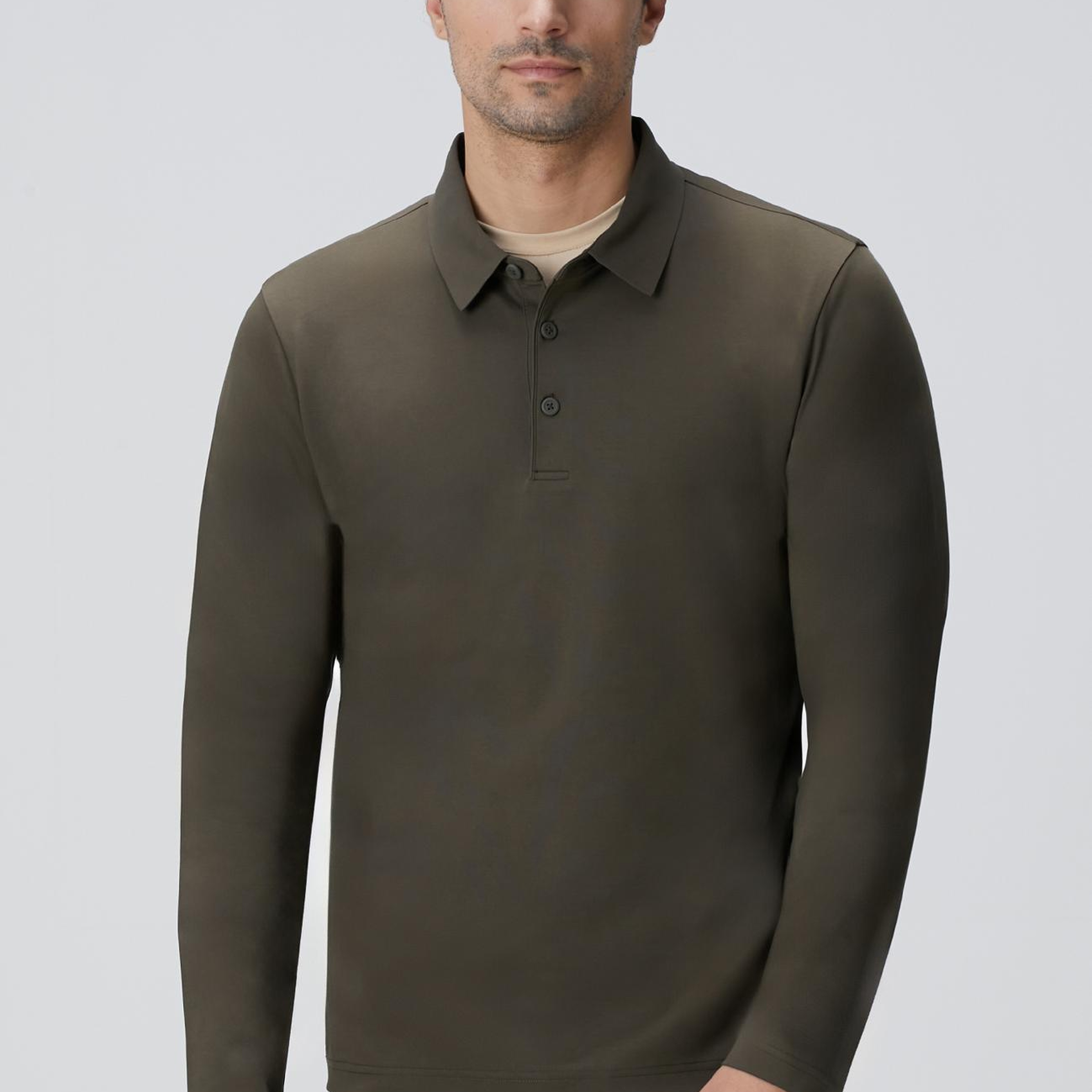 Network Erkek N-Tech Haki Polo Yaka T-shirt