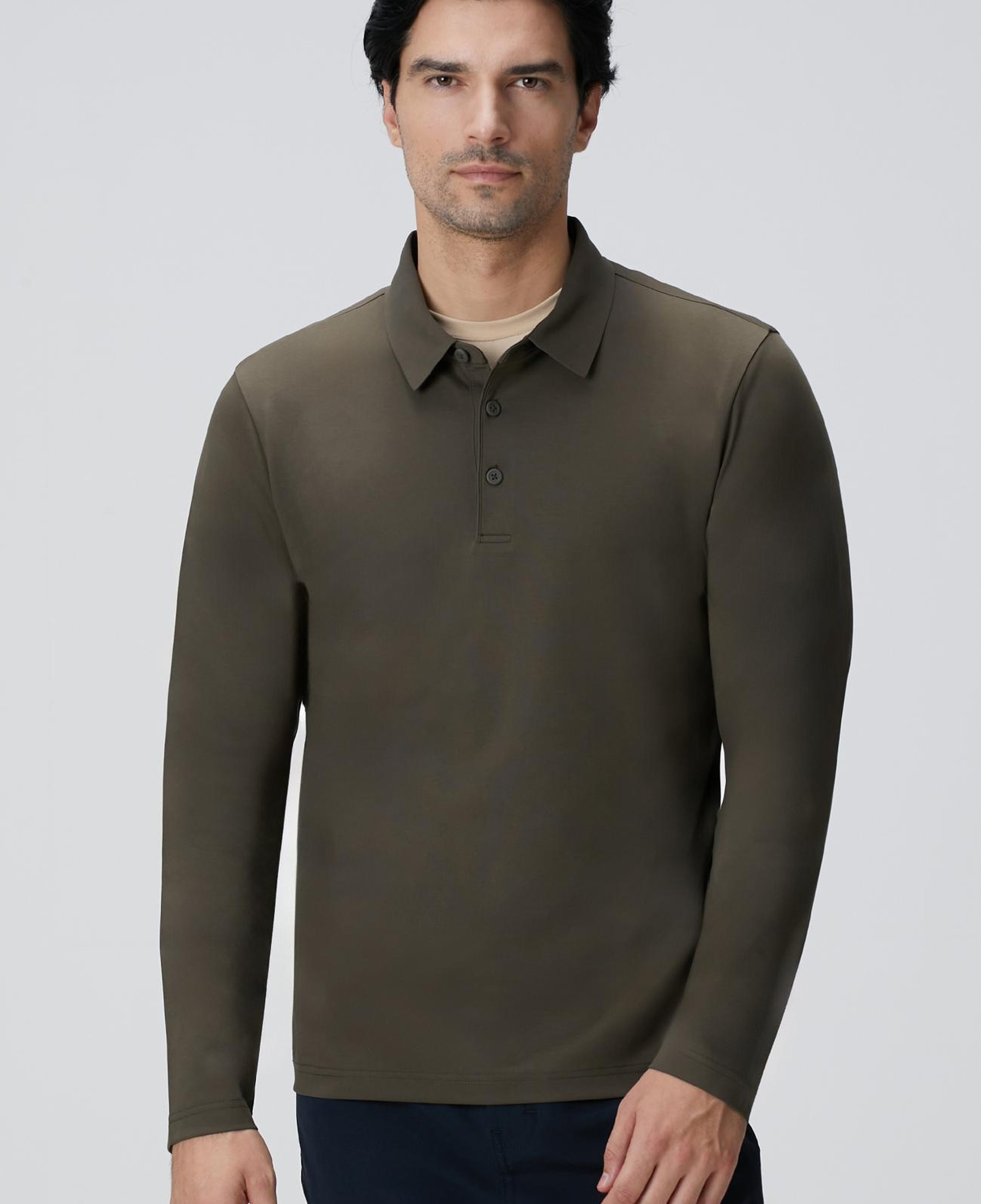 Network Erkek N-Tech Haki Polo Yaka T-shirt