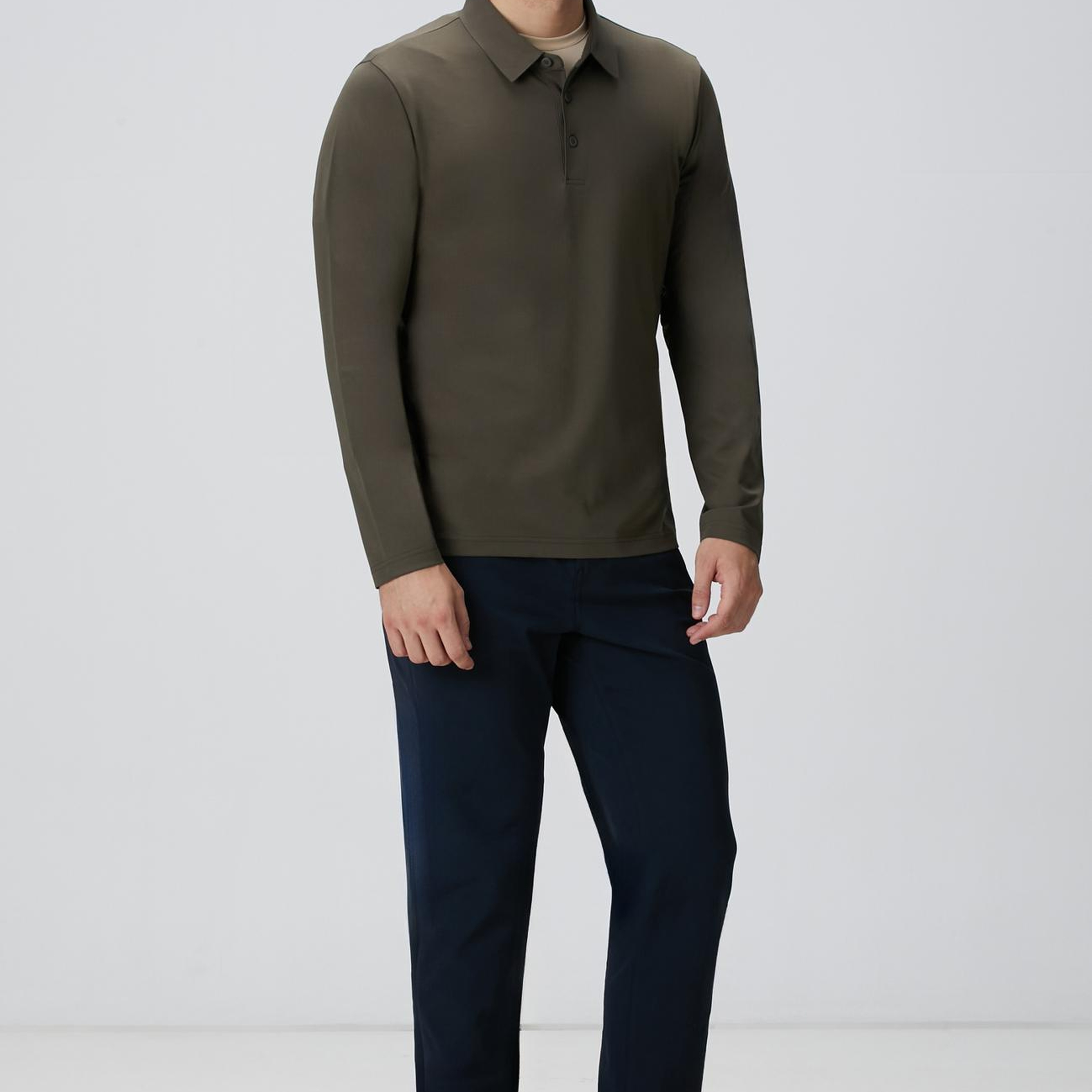 Network Erkek N-Tech Haki Polo Yaka T-shirt