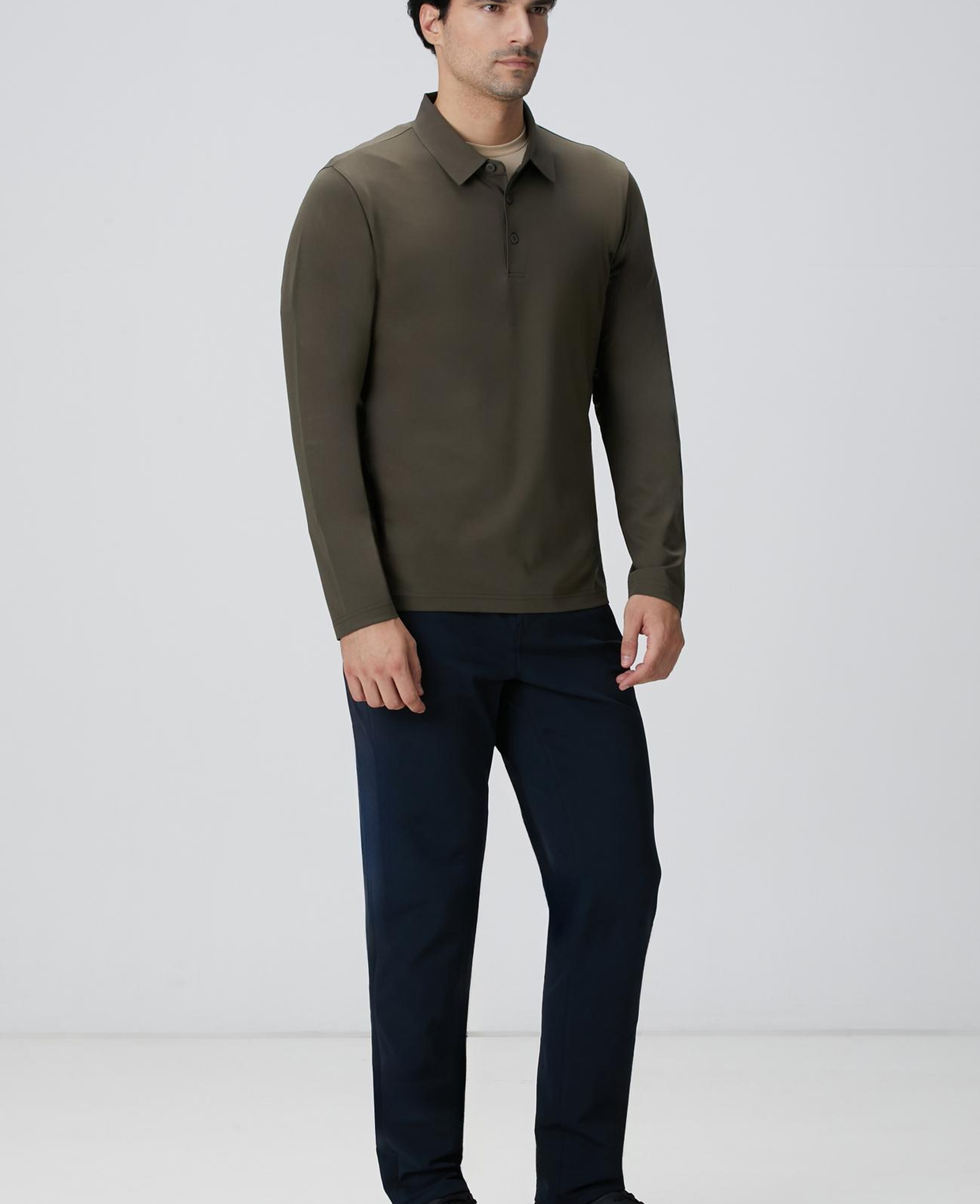 Network Erkek N-Tech Haki Polo Yaka T-shirt