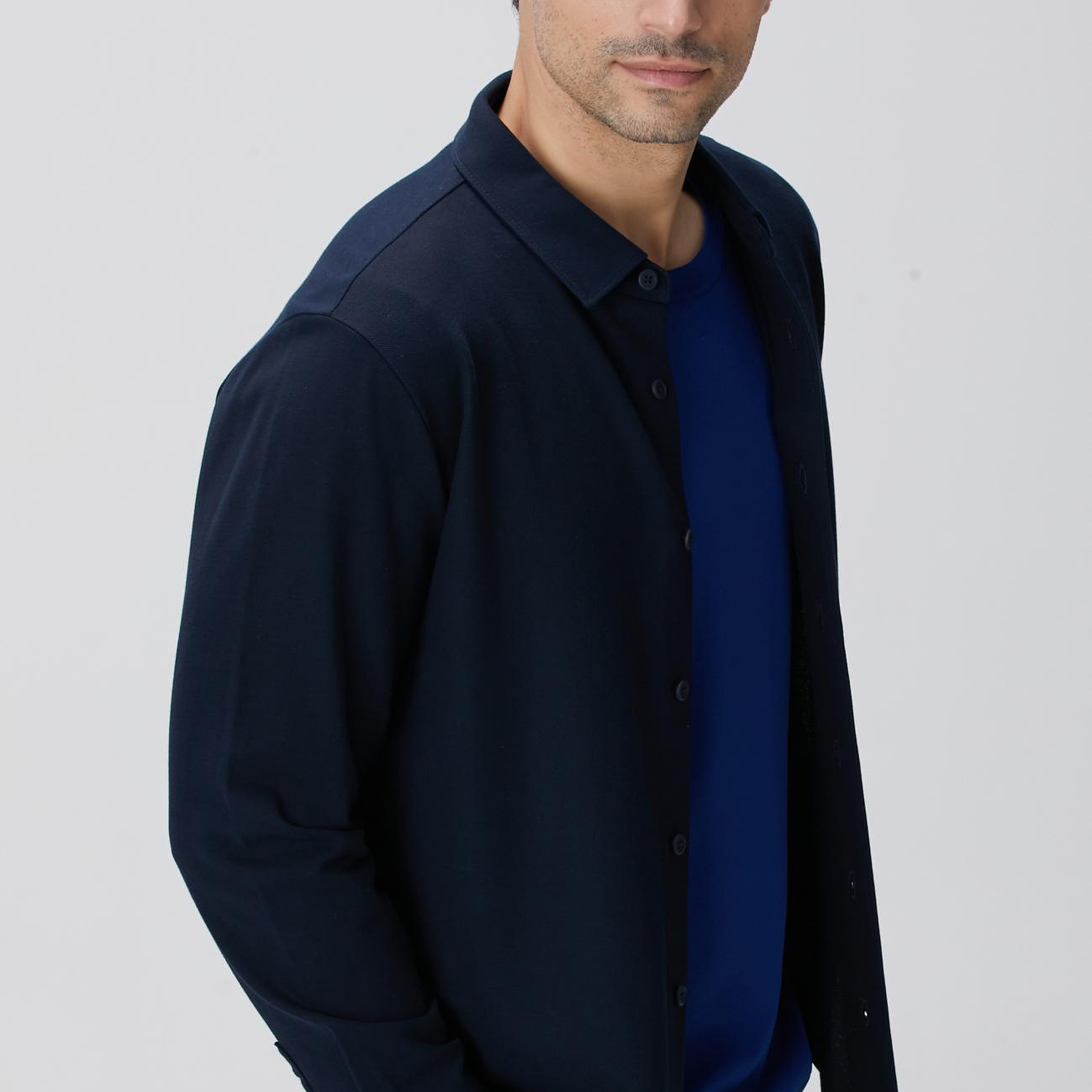 Network Erkek N-Tech Lacivert Gömlek