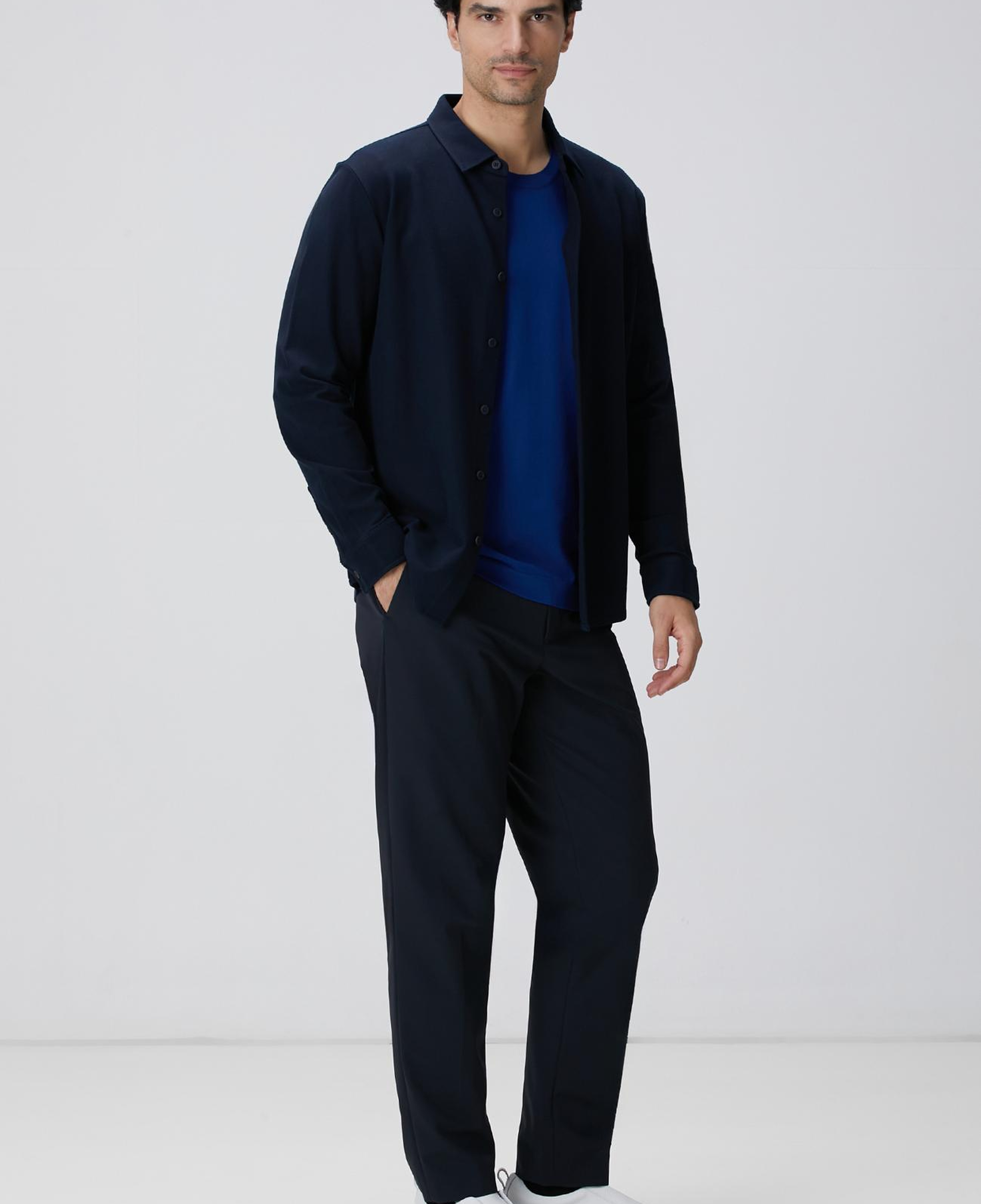 Network Erkek N-Tech Lacivert Gömlek