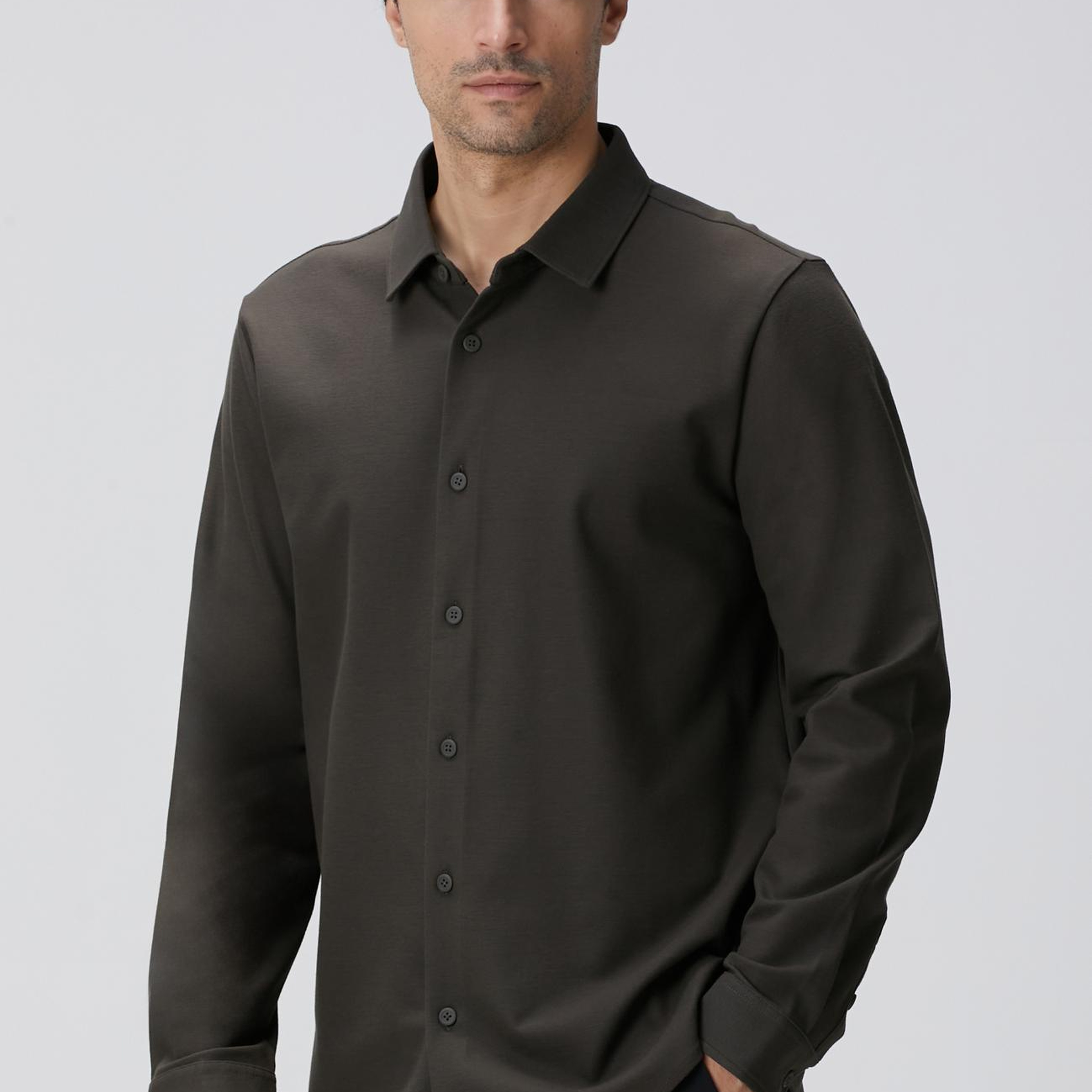 Network Erkek N-Tech Haki Gömlek