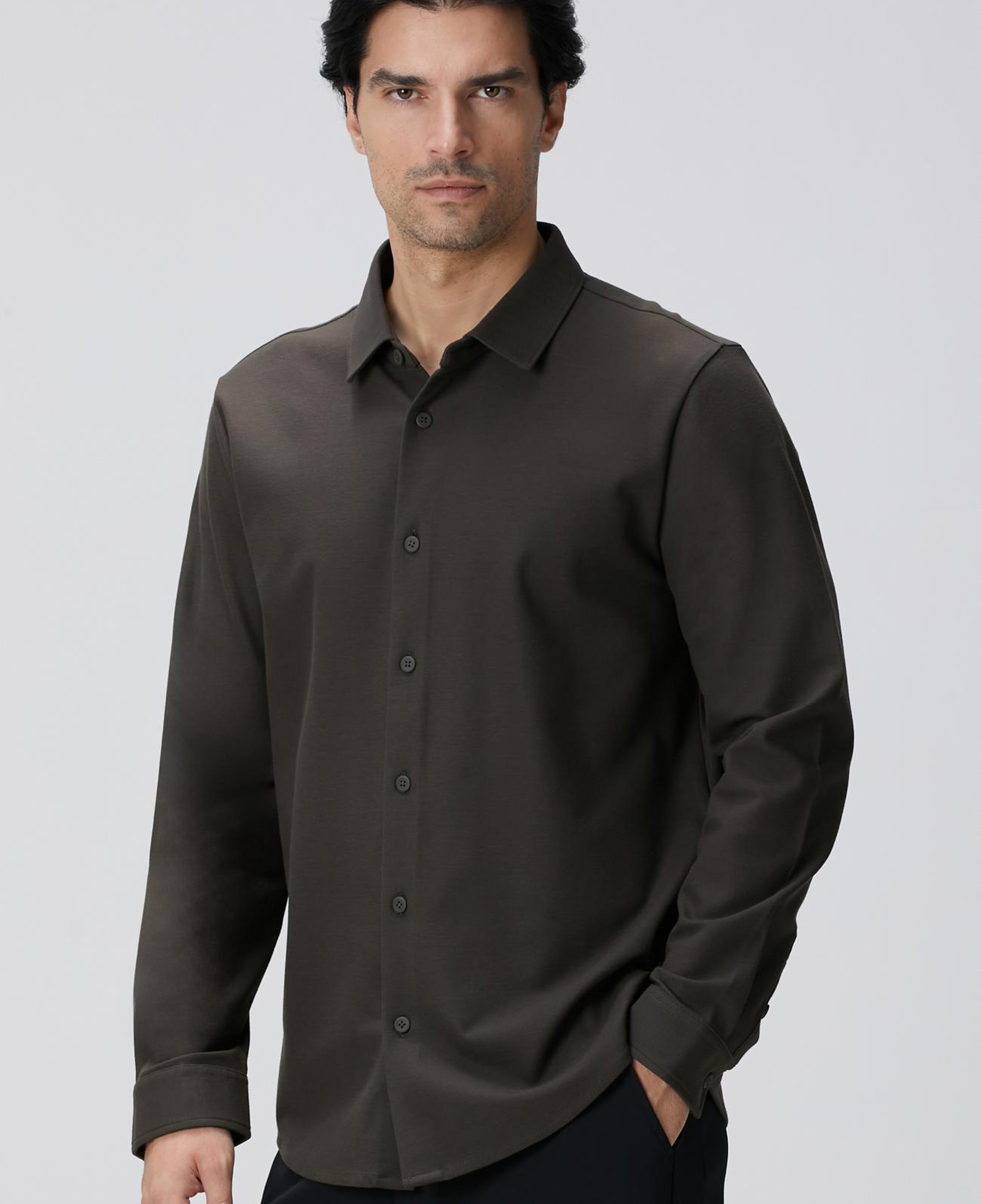 Network Erkek N-Tech Haki Gömlek