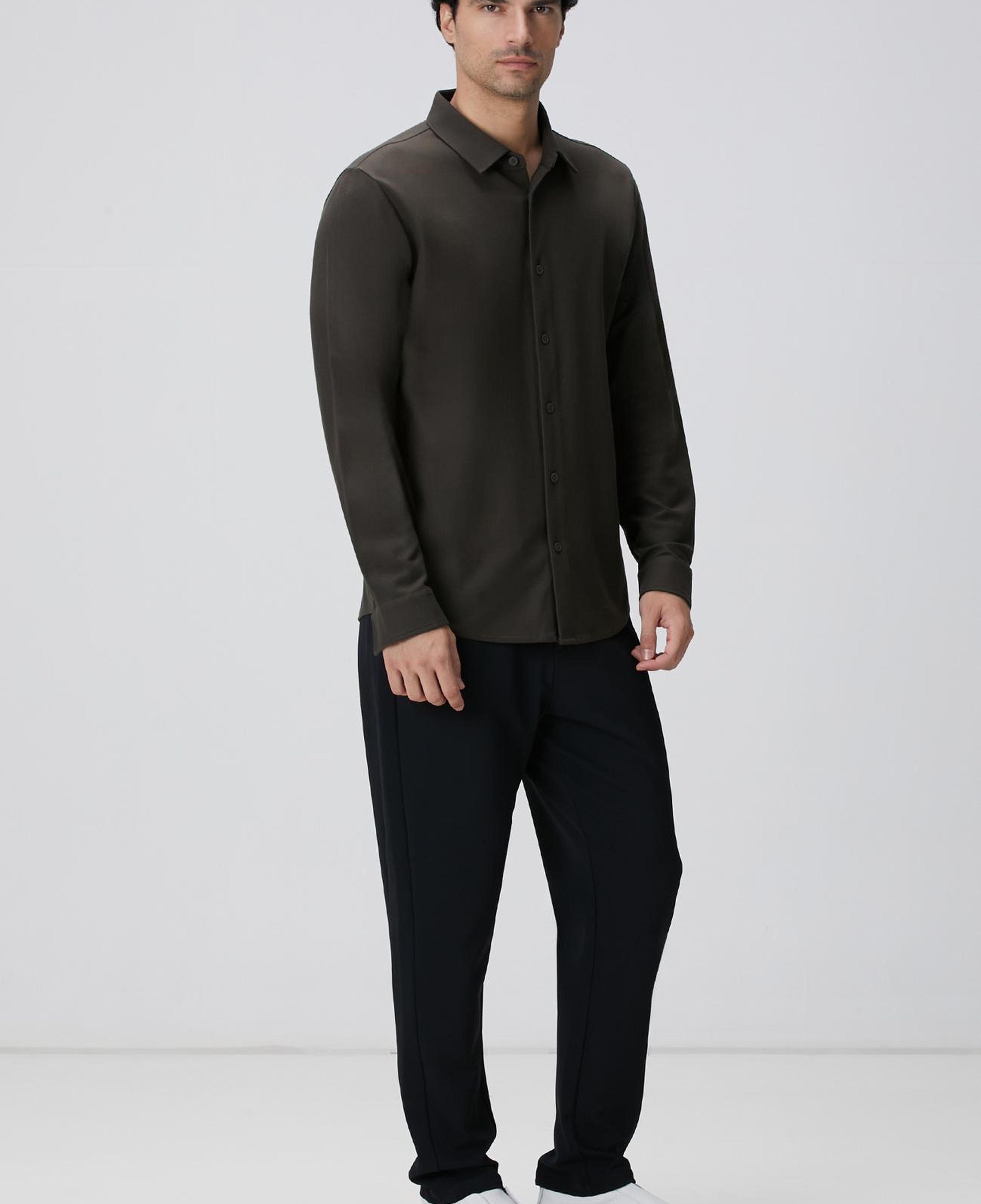 Network Erkek N-Tech Haki Gömlek